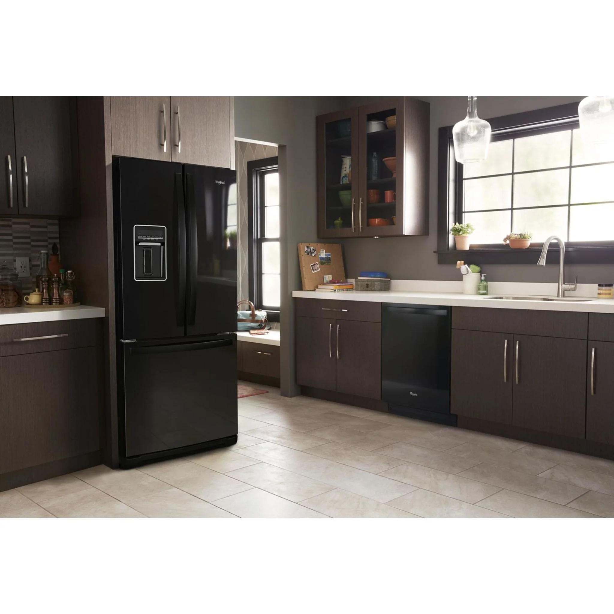 Whirlpool 30-inch Wide French Door Refrigerator - 20 cu. ft. -Black (WRF560SEHB) - Image 31