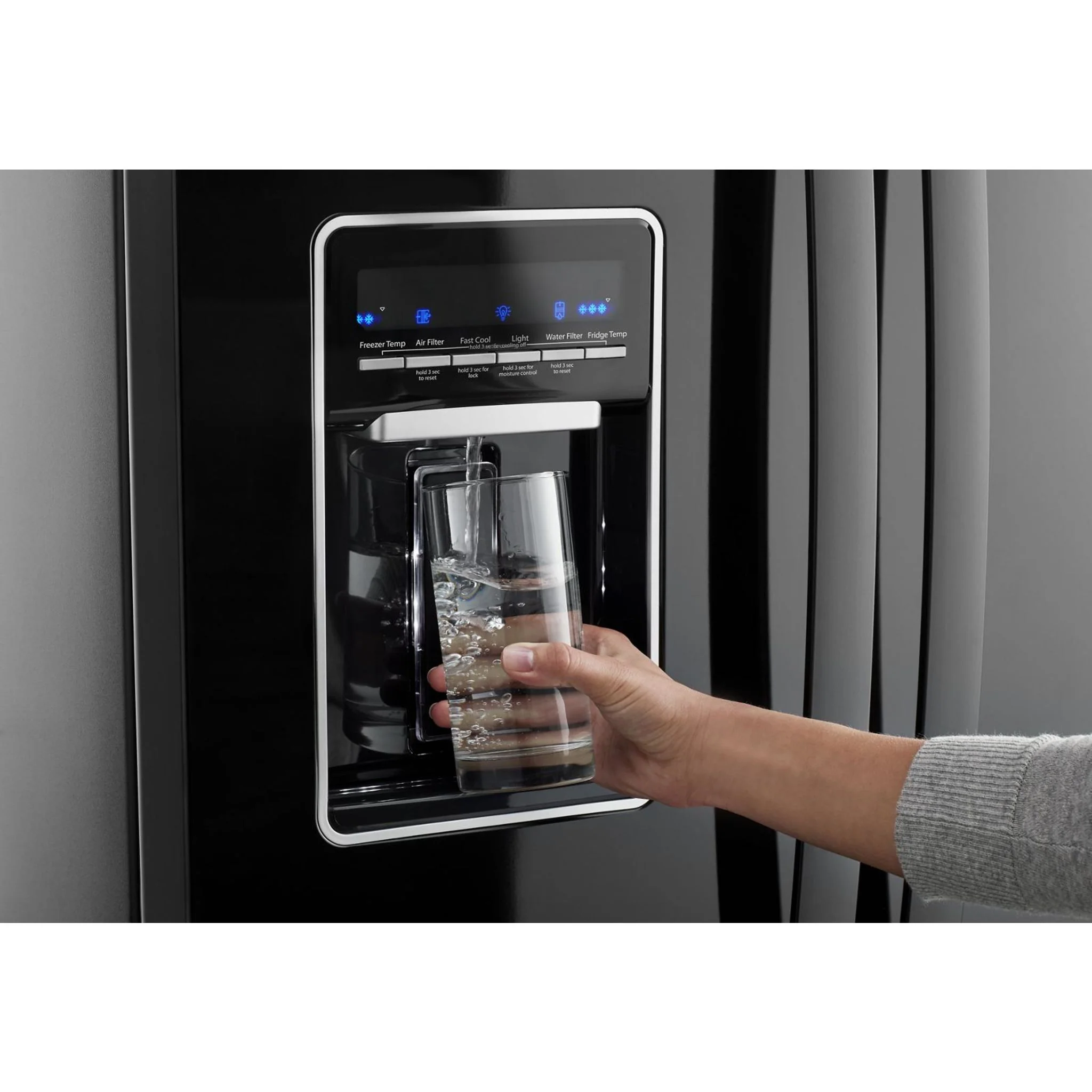 Whirlpool 30-inch Wide French Door Refrigerator - 20 cu. ft. -Black (WRF560SEHB) - Image 32