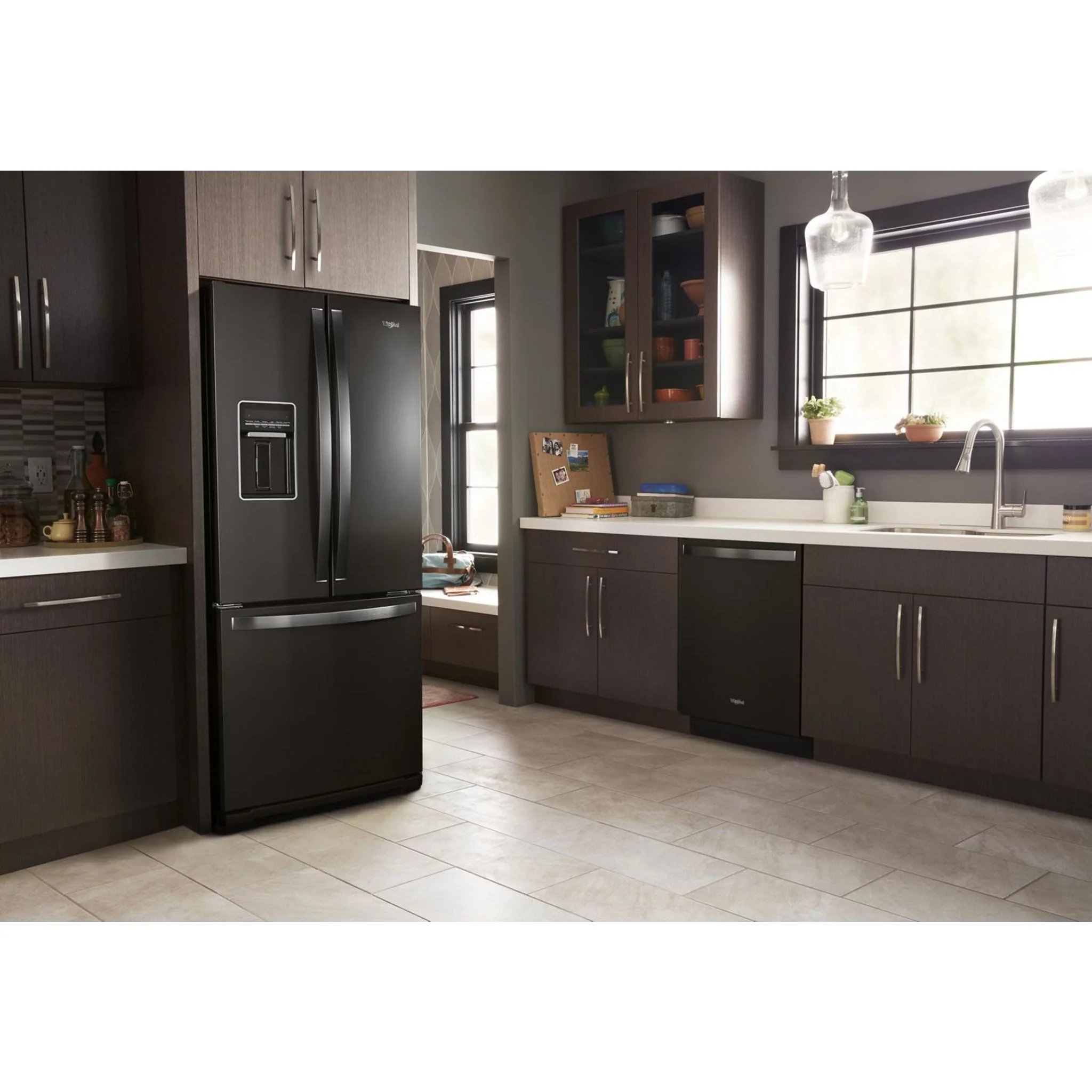Whirlpool 30-inch Wide French Door Refrigerator - 20 cu. ft. -Black Stainless (WRF560SEHV) - Image 13