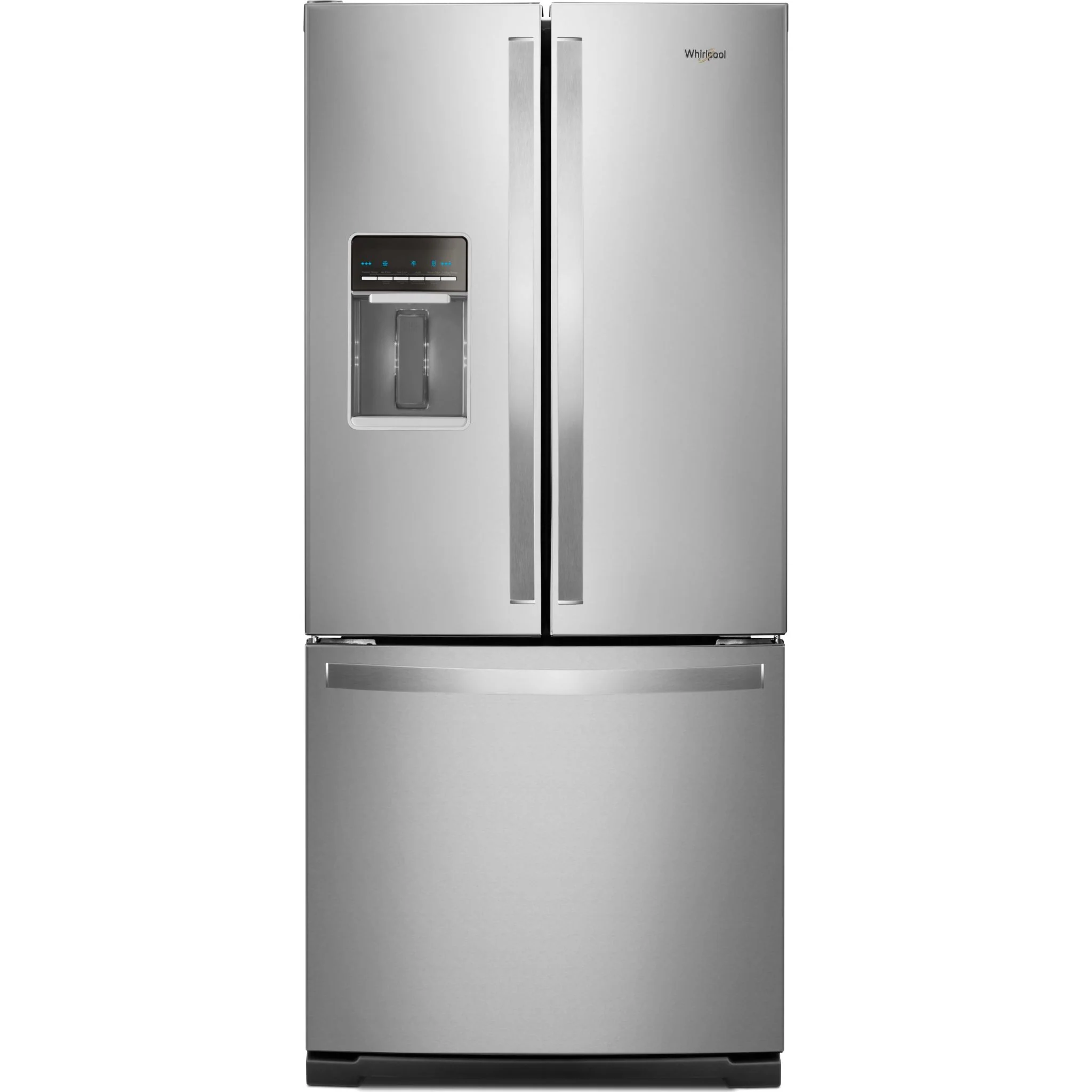 Whirlpool 30-inch Wide French Door Refrigerator - 20 cu. ft. -Fingerprint Resistant Stainless Steel (WRF560SEHZ)