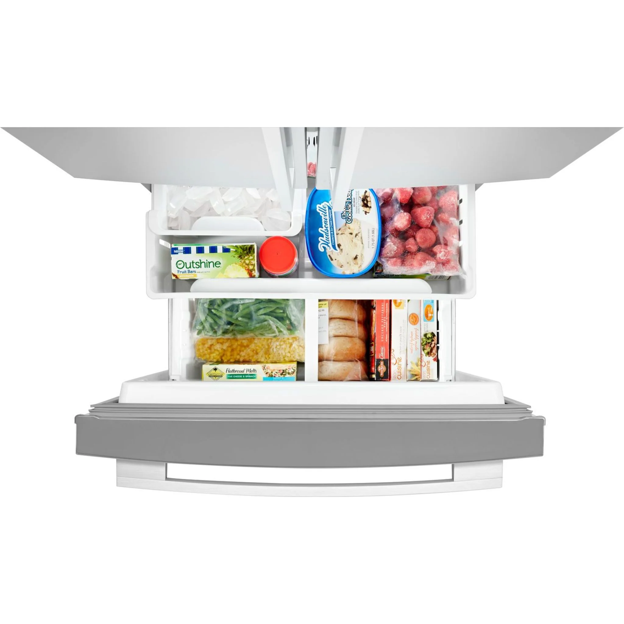 Whirlpool 30-inch Wide French Door Refrigerator - 20 cu. ft. -Black Stainless (WRF560SFHV) - Image 11