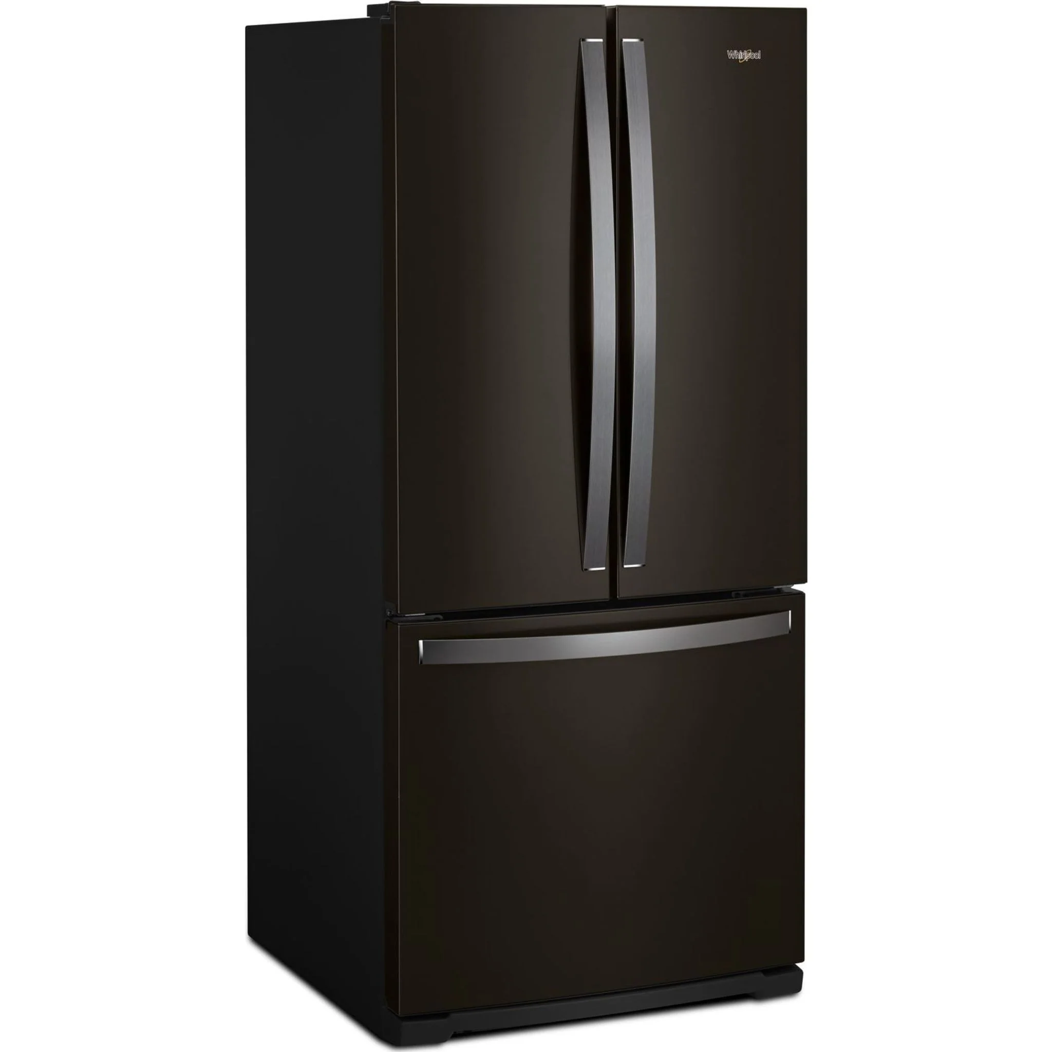 Whirlpool 30-inch Wide French Door Refrigerator - 20 cu. ft. -Black Stainless (WRF560SFHV) - Image 8
