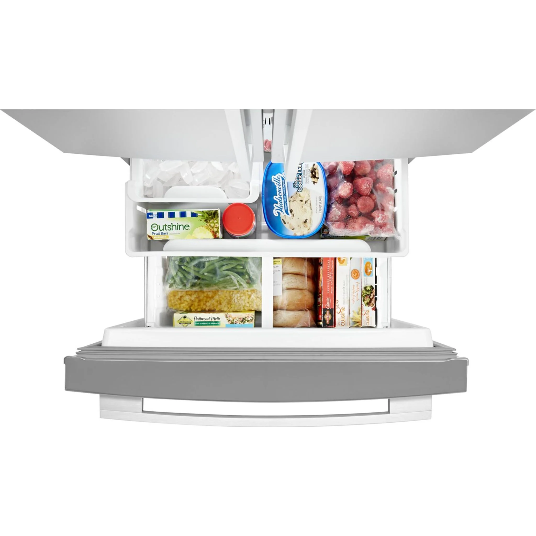 Whirlpool 30-inch Wide French Door Refrigerator - 20 cu. ft. -White (WRF560SFHW) - Image 21