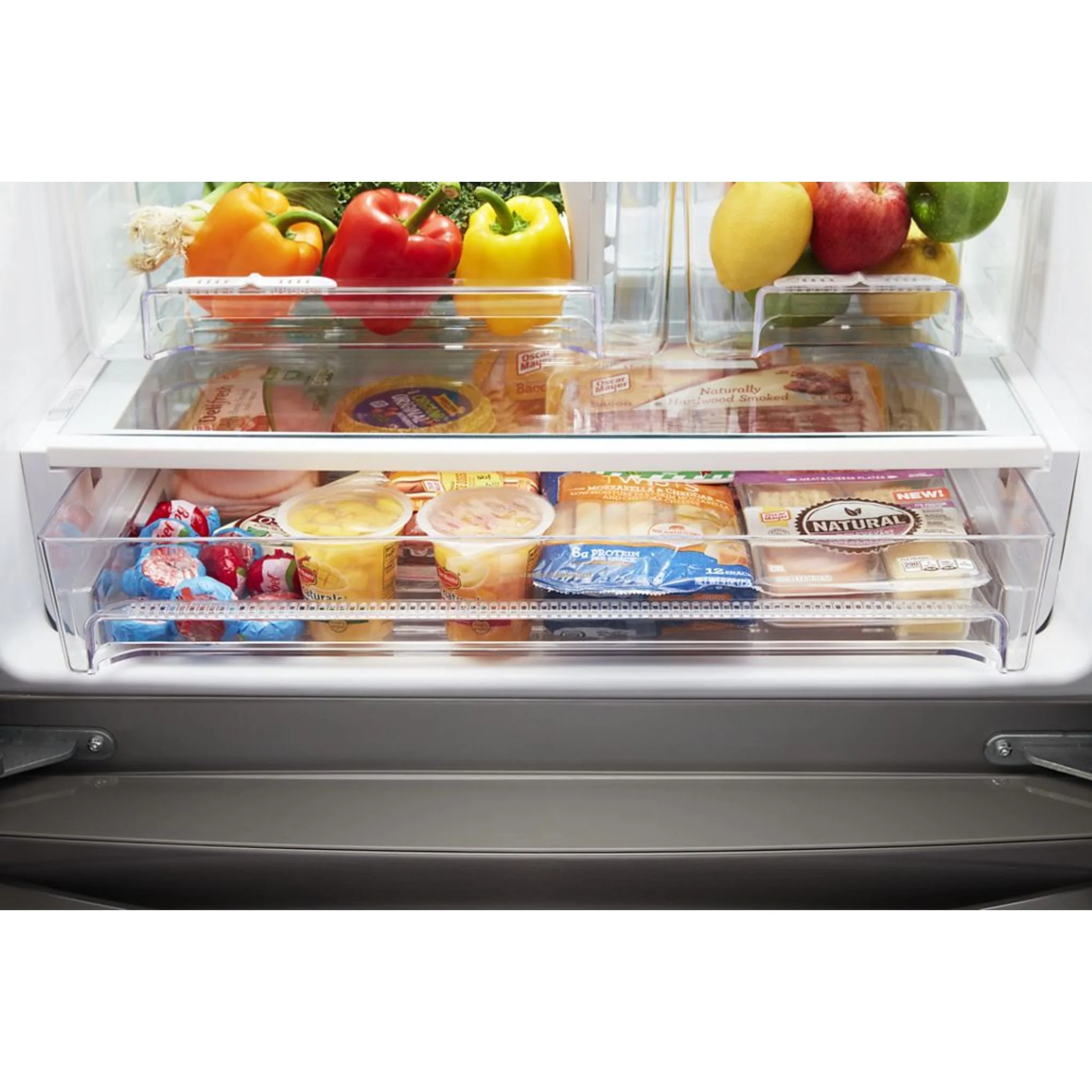 Whirlpool 30-inch Wide French Door Refrigerator - 20 cu. ft. -White (WRF560SFHW) - Image 25