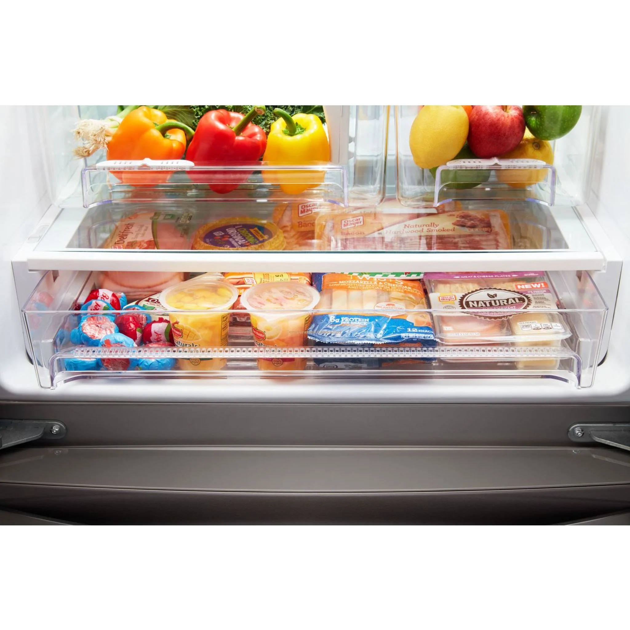 Whirlpool 30-inch Wide French Door Refrigerator - 20 cu. ft. -Fingerprint Resistant Stainless Steel (WRF560SFHZ) - Image 8