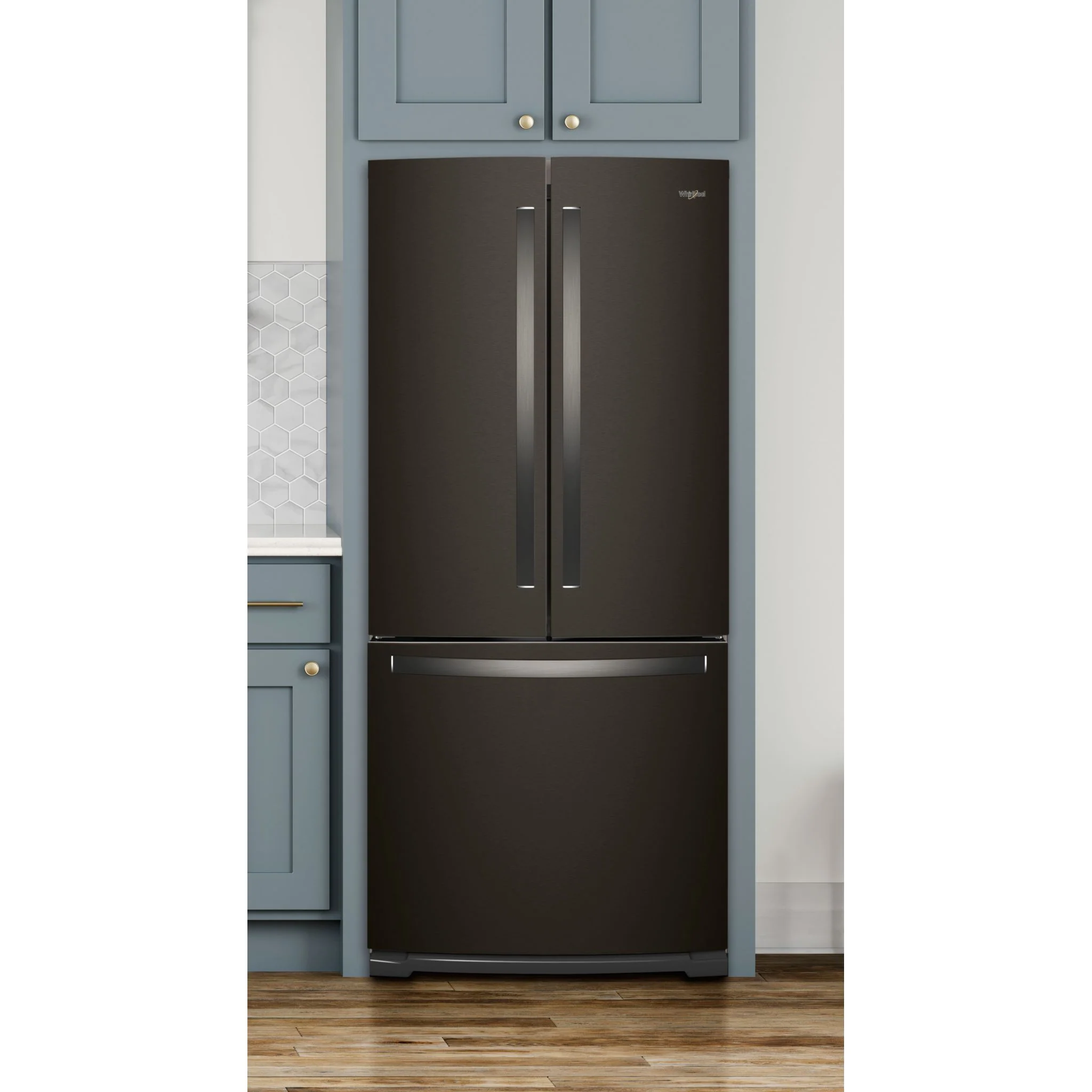 Whirlpool 30-inch Wide French Door Refrigerator - 20 cu. ft. -Black (WRF560SMHB) - Image 13