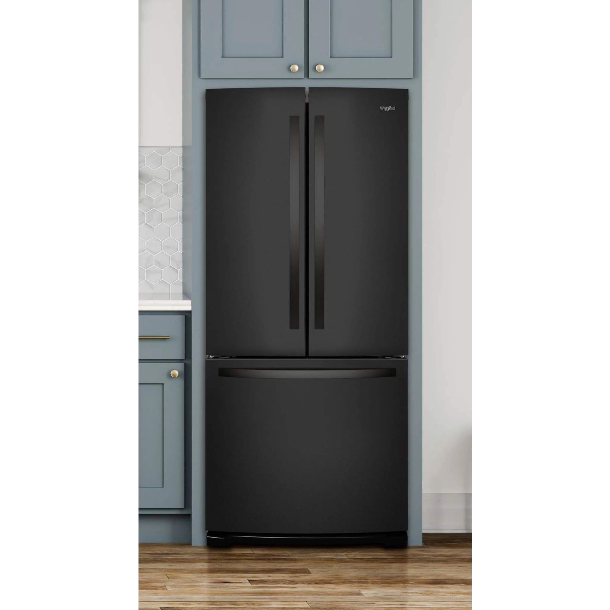 Whirlpool 30-inch Wide French Door Refrigerator - 20 cu. ft. -Black (WRF560SMHB) - Image 26