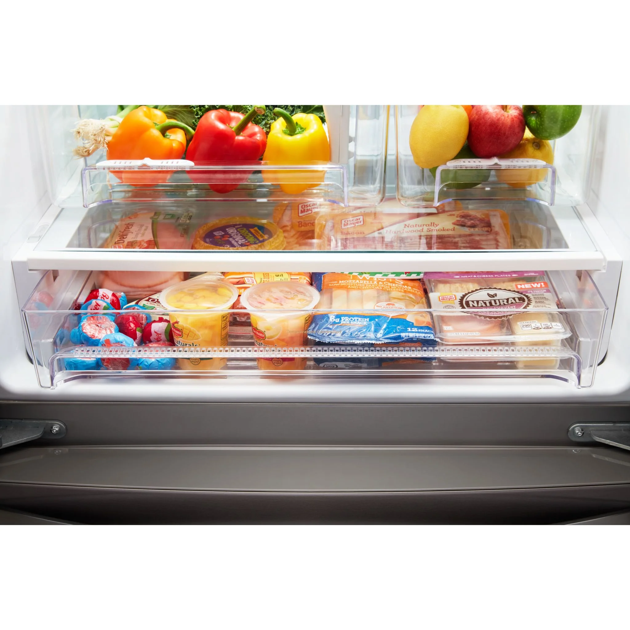 Whirlpool 30-inch Wide French Door Refrigerator - 20 cu. ft. -Black (WRF560SMHB) - Image 8