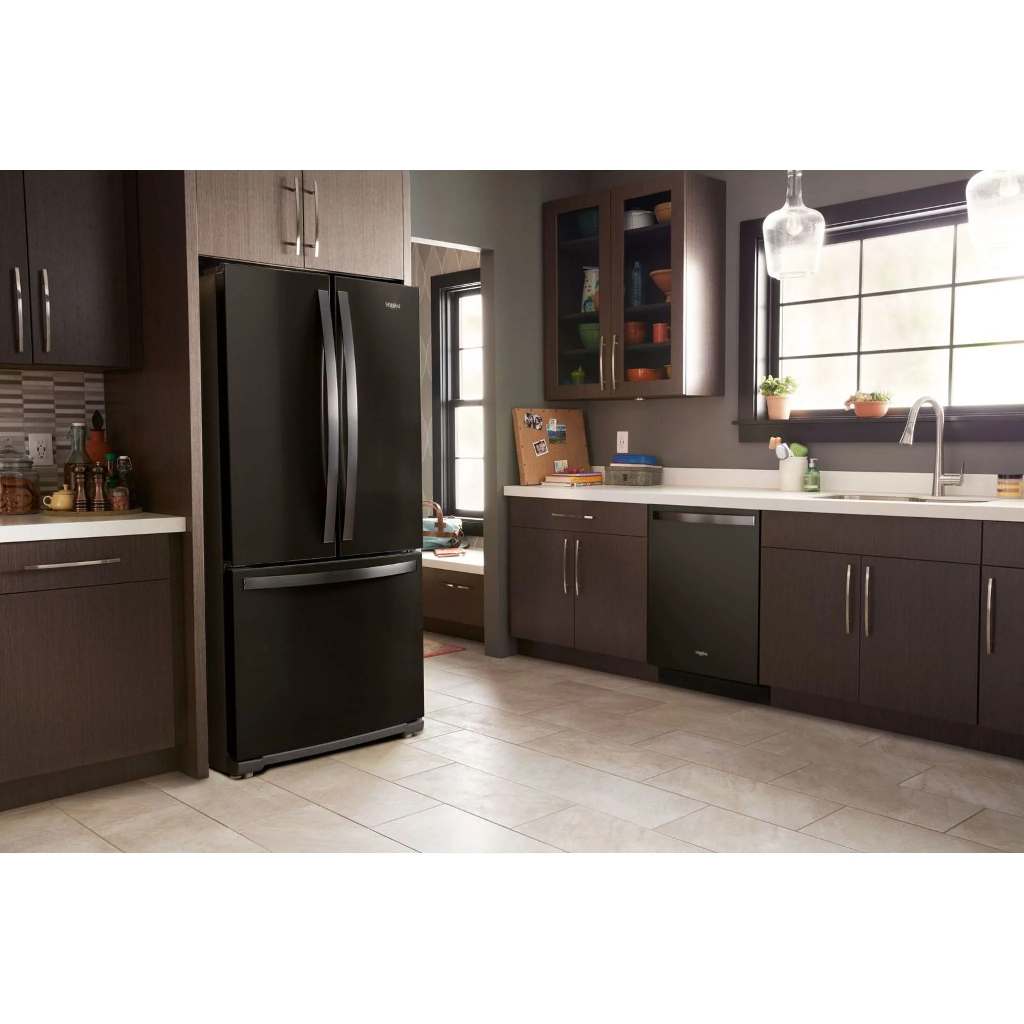 Whirlpool 30-inch Wide French Door Refrigerator - 20 cu. ft. -Black Stainless (WRF560SMHV) - Image 15