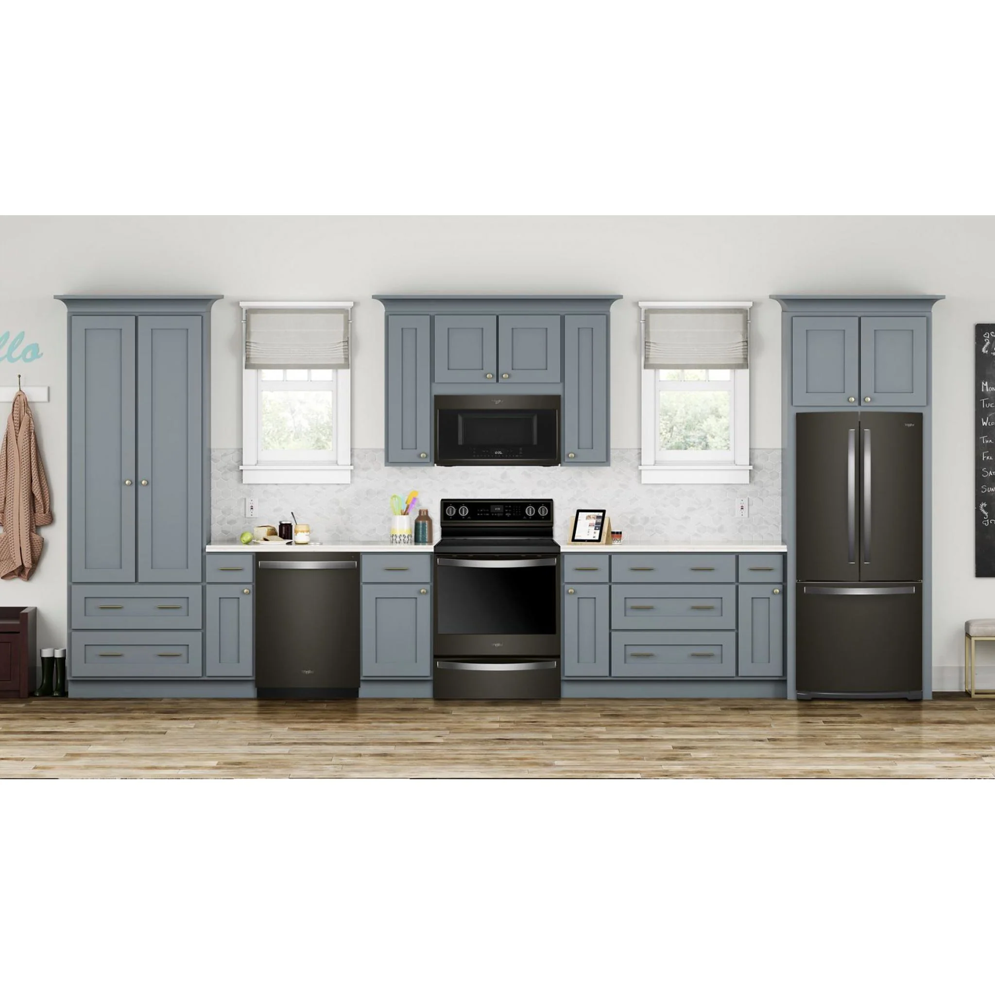 Whirlpool 30-inch Wide French Door Refrigerator - 20 cu. ft. -Black Stainless (WRF560SMHV) - Image 26