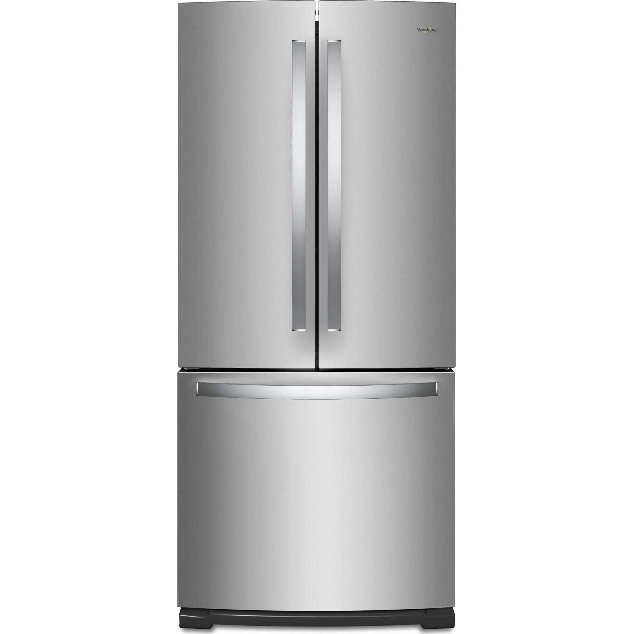 Whirlpool 30-inch Wide French Door Refrigerator - 20 cu. ft. -Stainless Steel (WRF560SMHZ)