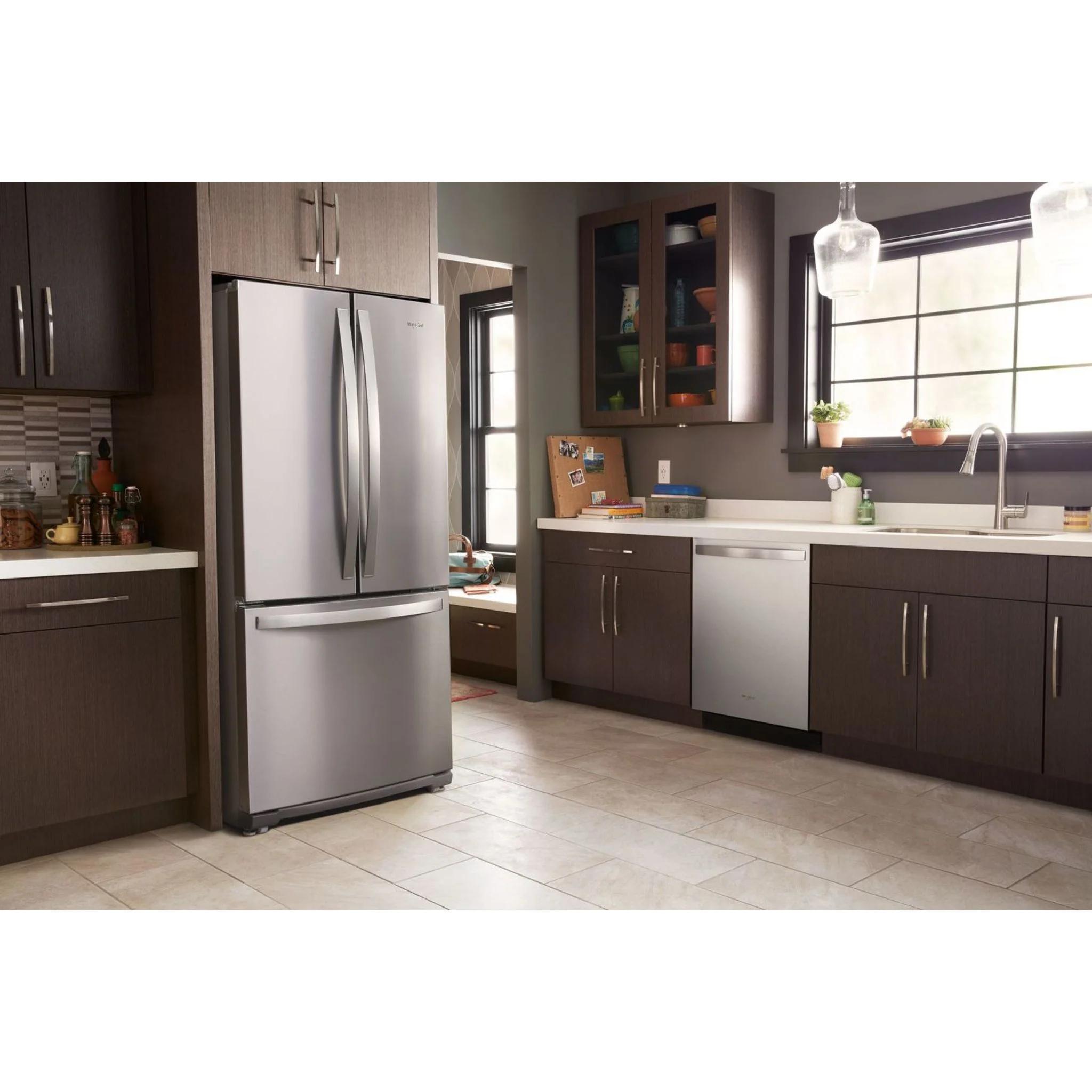 Whirlpool 30-inch Wide French Door Refrigerator - 20 cu. ft. -Stainless Steel (WRF560SMHZ) - Image 17