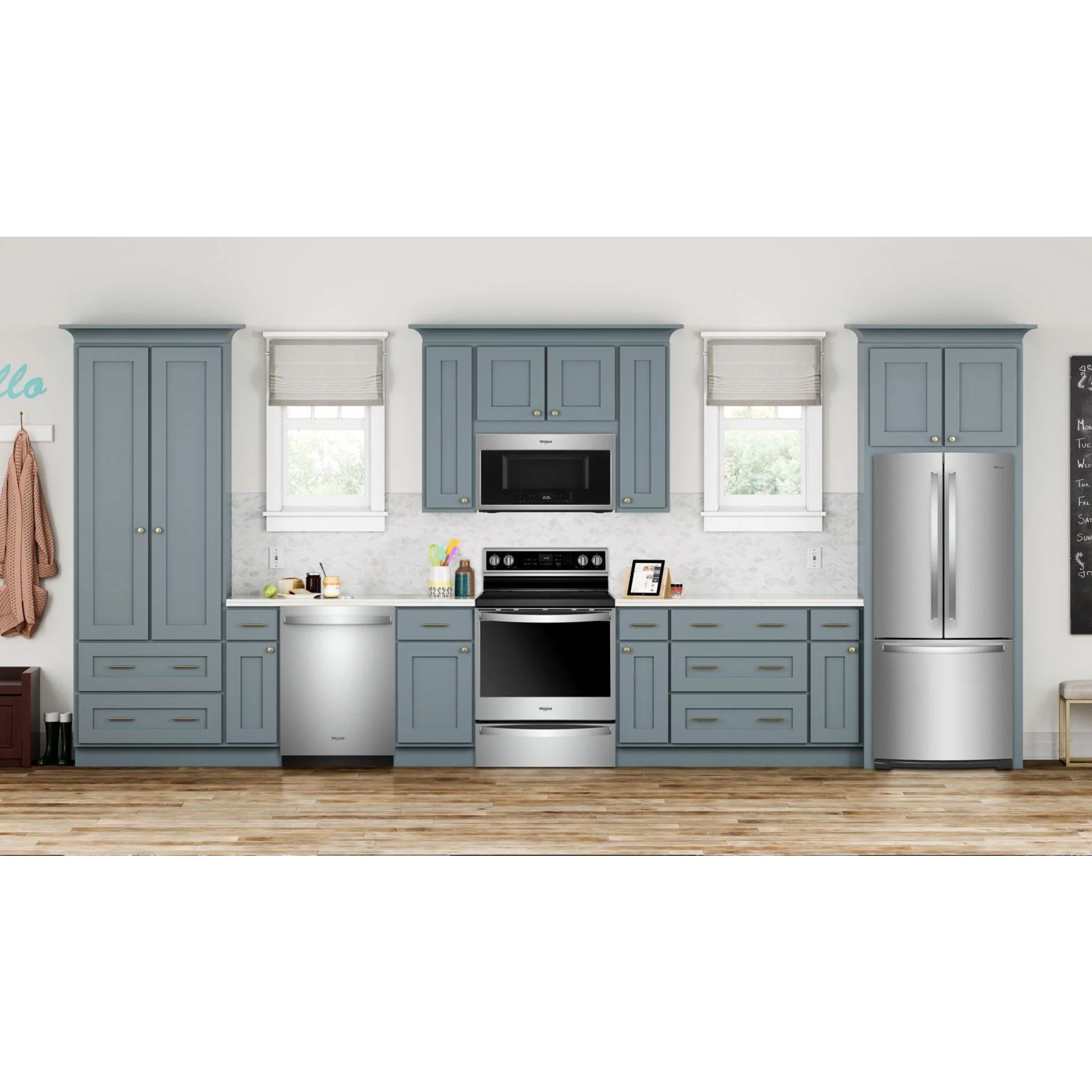 Whirlpool 30-inch Wide French Door Refrigerator - 20 cu. ft. -Stainless Steel (WRF560SMHZ) - Image 9
