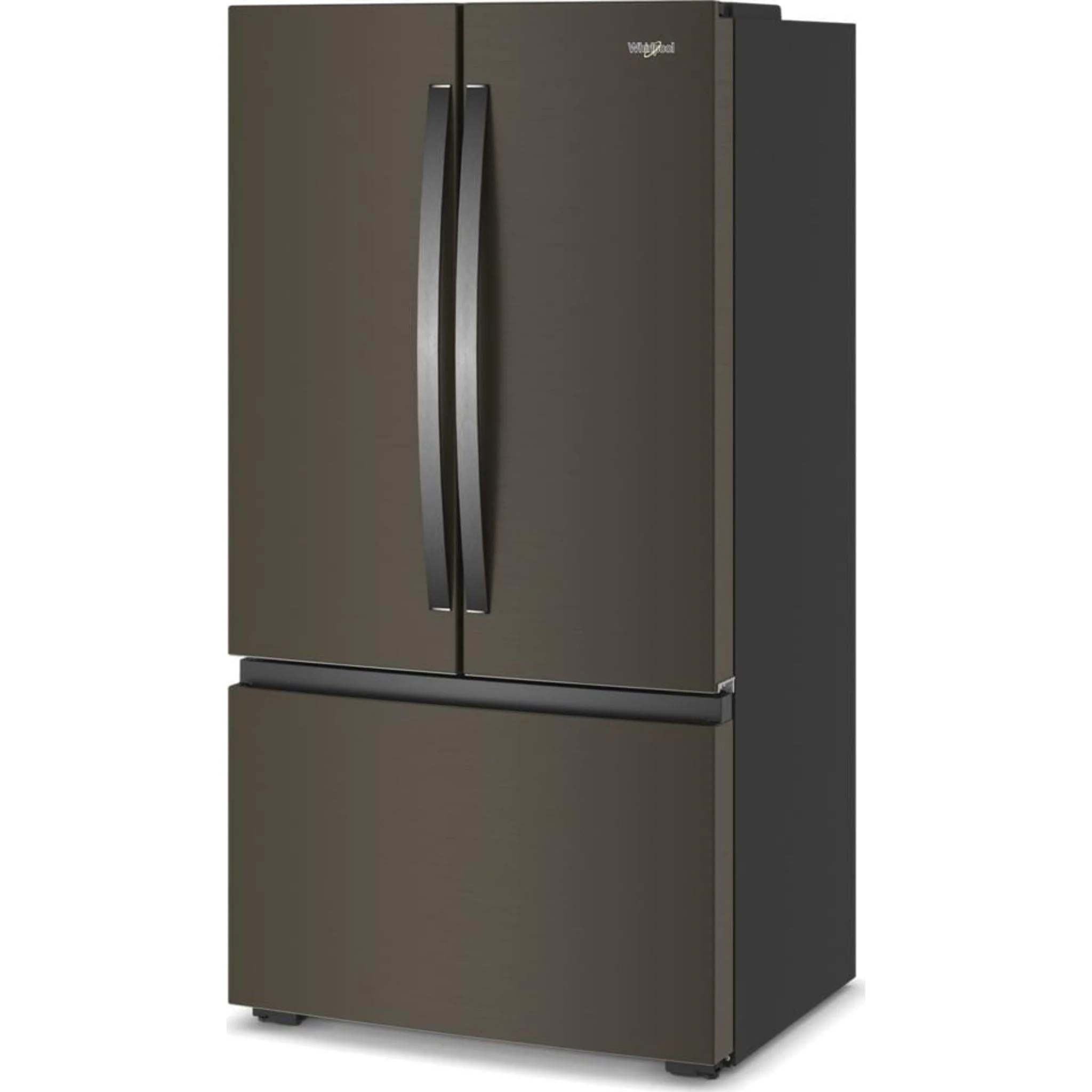 Whirlpool 36-inch Wide True Counter Depth 3-Door French Door Refrigerator - 24 cu. ft. - Black Stainless Finish (WRFC3036RV) - Image 4