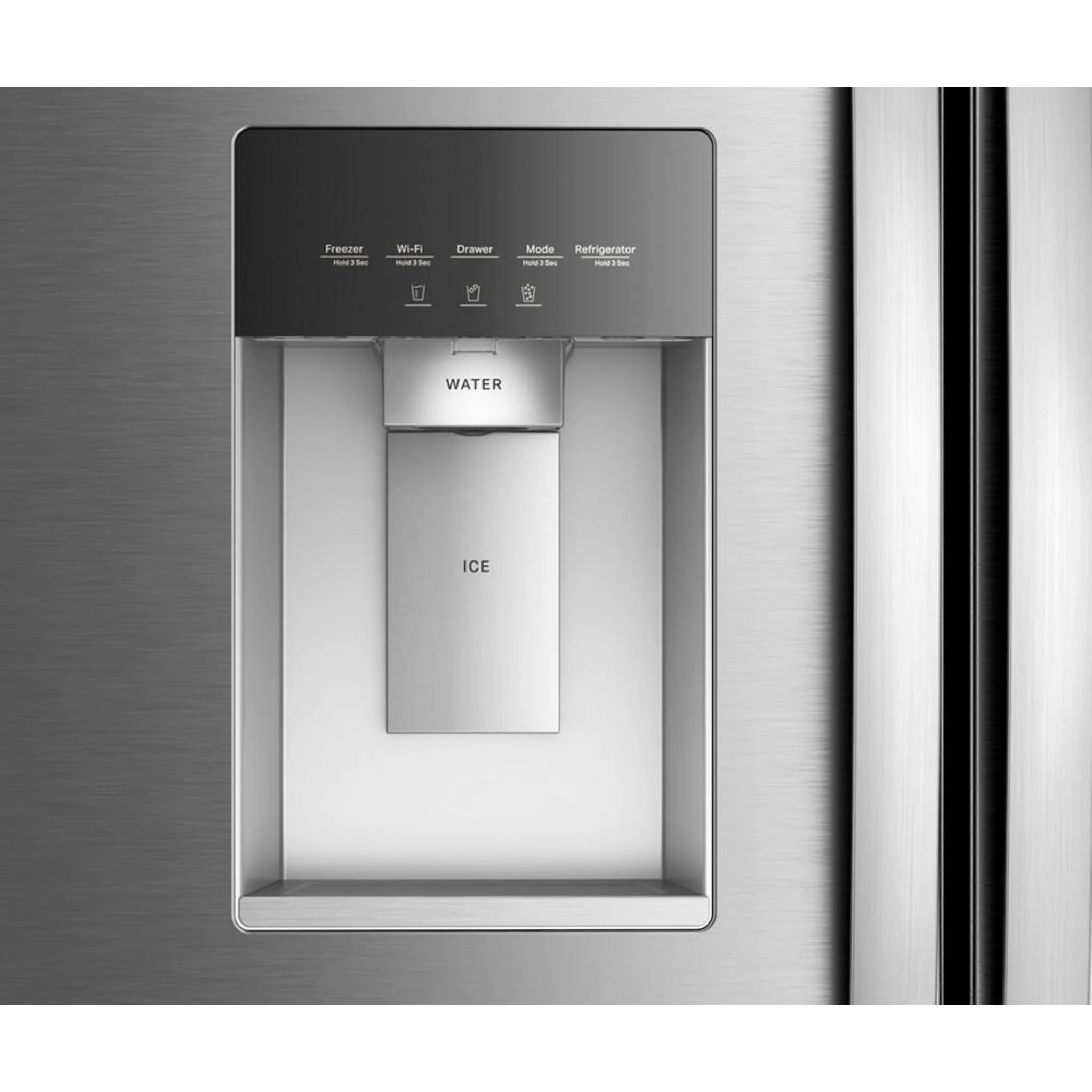 Whirlpool 36-inch Wide True Counter Depth 3-Door French Door Refrigerator - 23.4 cu. ft. - Fingerprint-Resistant Stainless Finish (WRFC5036RZ) - Image 9