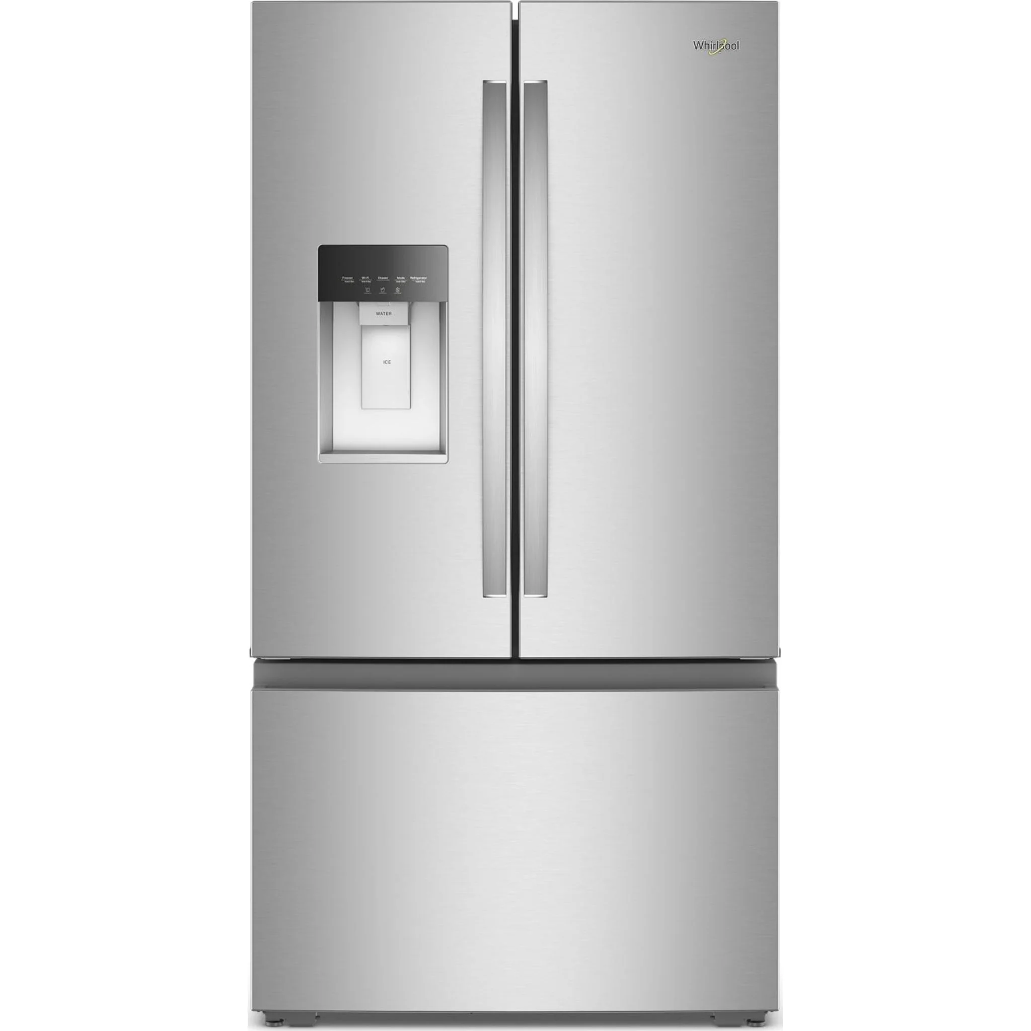 Whirlpool 36-inch Wide True Counter Depth 3-Door French Door Refrigerator - 23.4 cu. ft. - Fingerprint-Resistant Stainless Finish (WRFC5236RZ)
