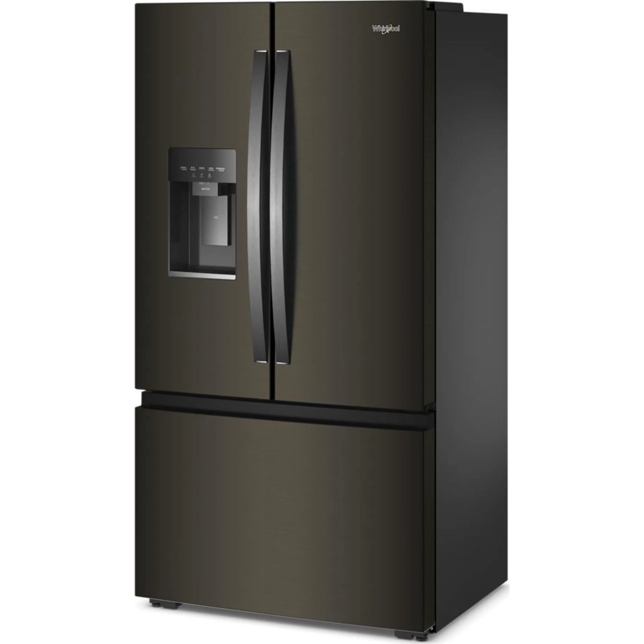 Whirlpool 36-inch Wide True Counter Depth 3-Door French Door Refrigerator - 23.4 cu. ft. (WRFC7036RV) - Black Stainless Finish - Image 6