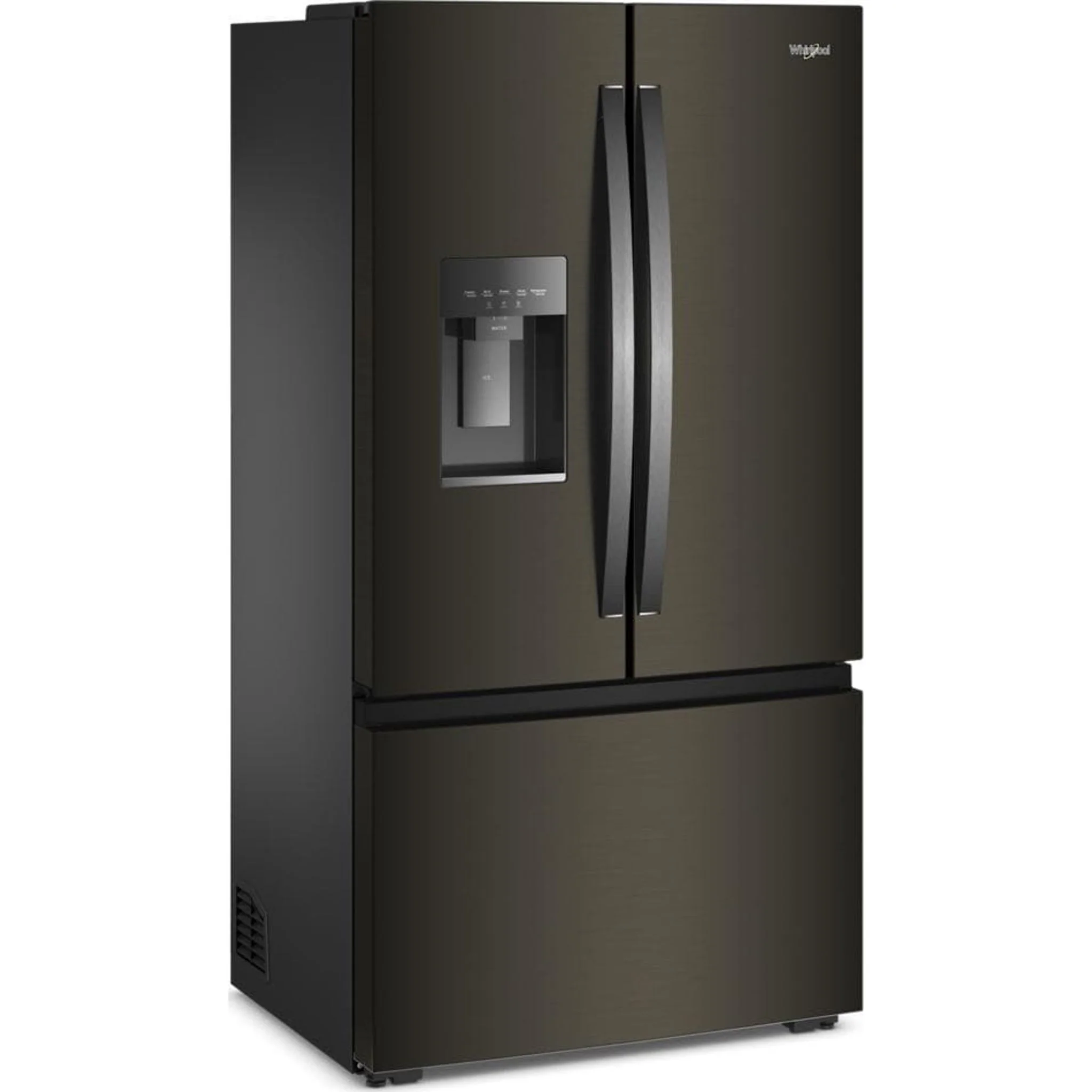 Whirlpool 36-inch Wide True Counter Depth 3-Door French Door Refrigerator - 23.4 cu. ft. (WRFC7036RV) - Black Stainless Finish - Image 8
