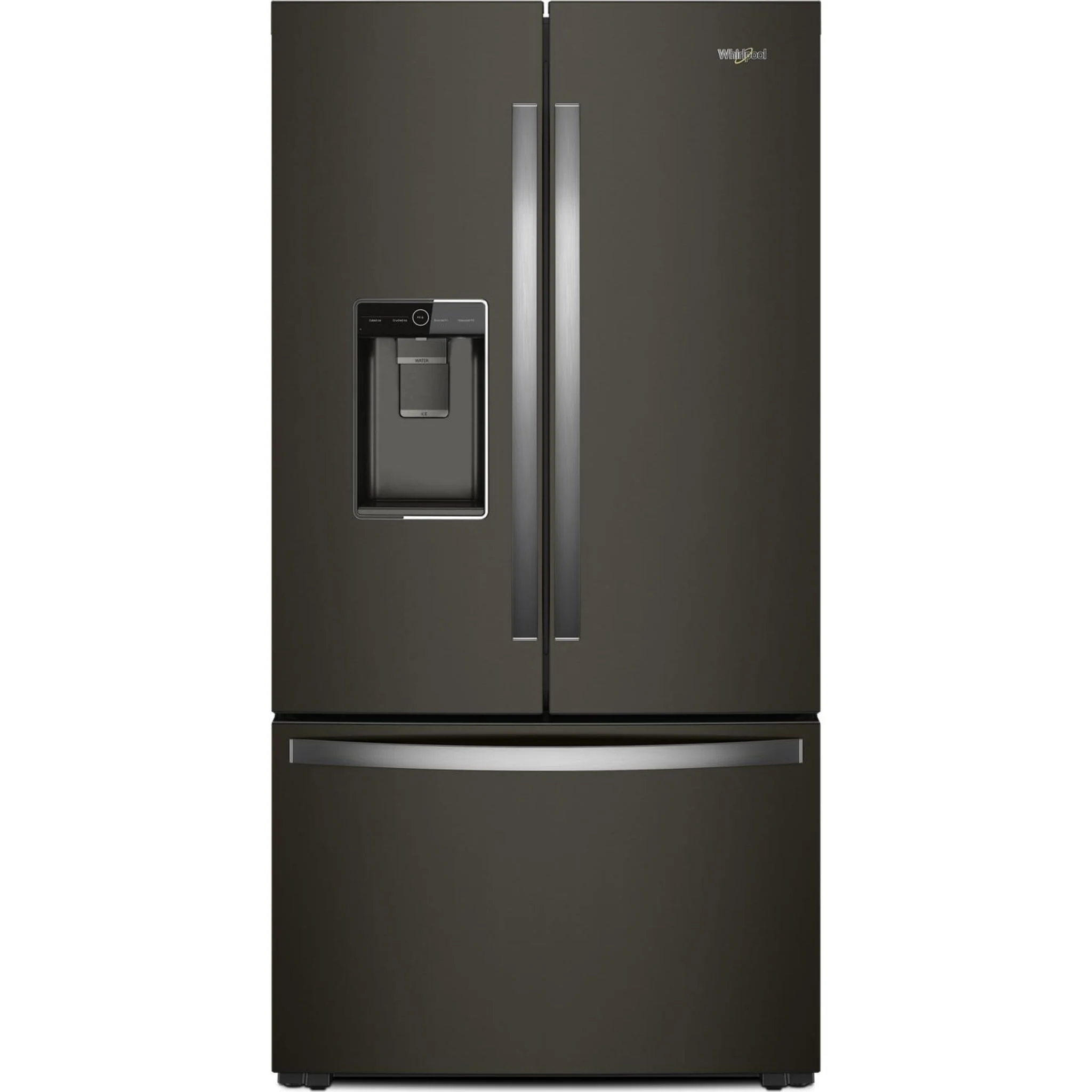 Whirlpool 36-inch Wide Counter Depth French Door Refrigerator -Stainless Steel Black (WRFC9636RV)