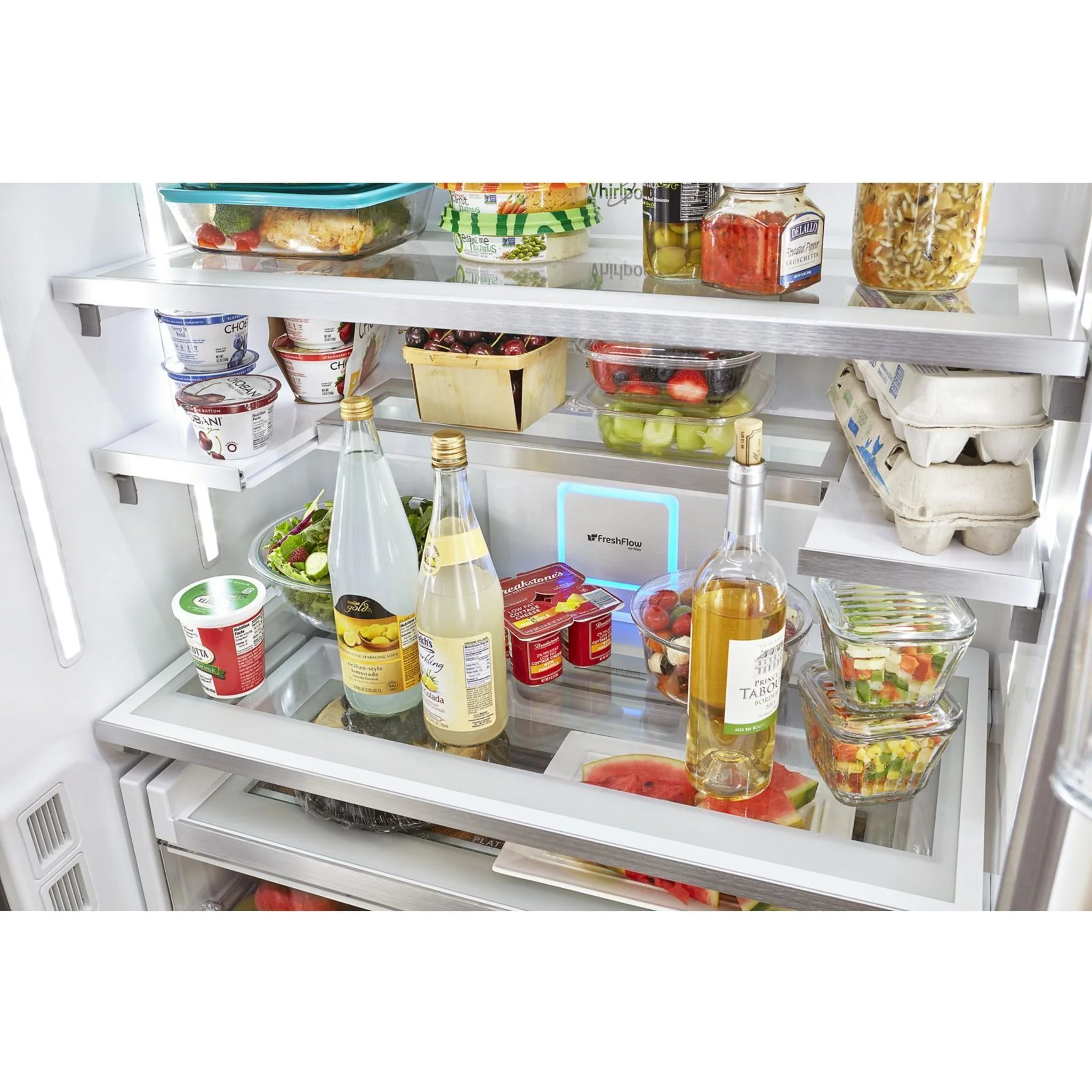 Whirlpool 36-inch Wide Counter Depth French Door Refrigerator -Stainless Steel Black (WRFC9636RV) - Image 16