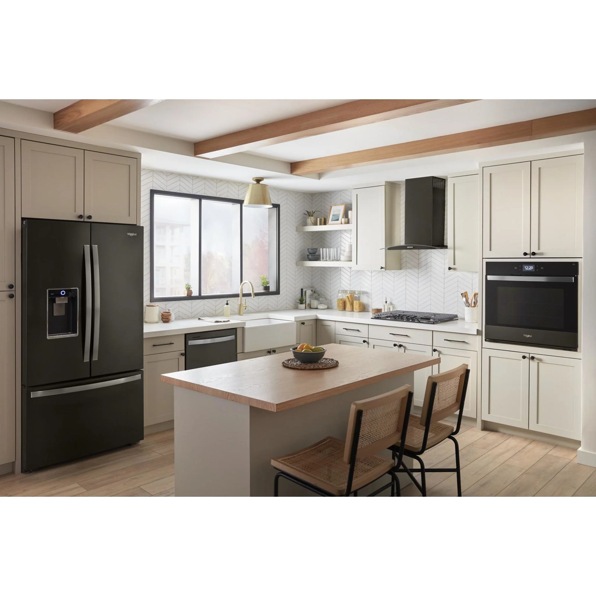 Whirlpool 36-inch Wide Counter Depth French Door Refrigerator -Stainless Steel Black (WRFC9636RV) - Image 17