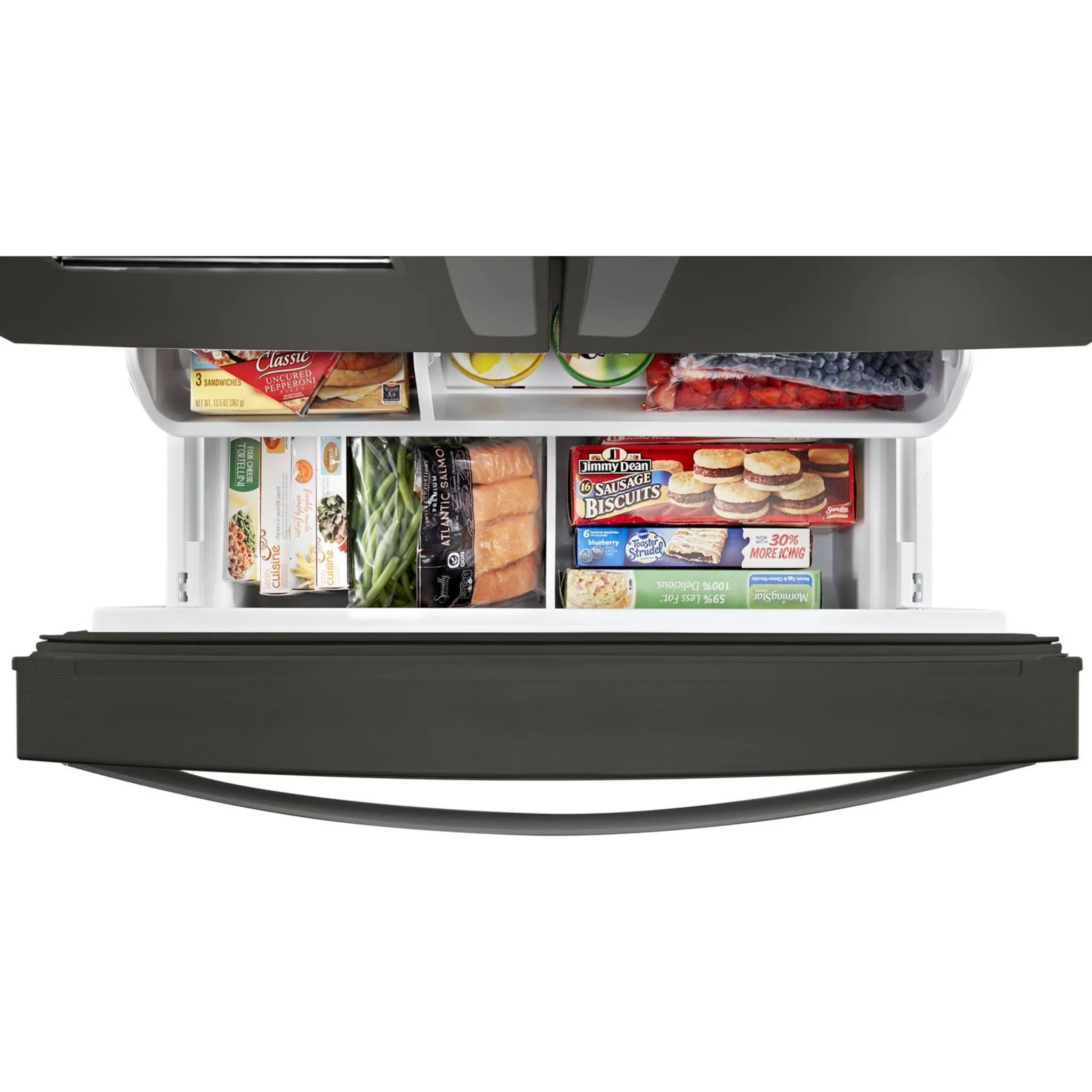 Whirlpool 36-inch Wide Counter Depth French Door Refrigerator -Stainless Steel Black (WRFC9636RV) - Image 21