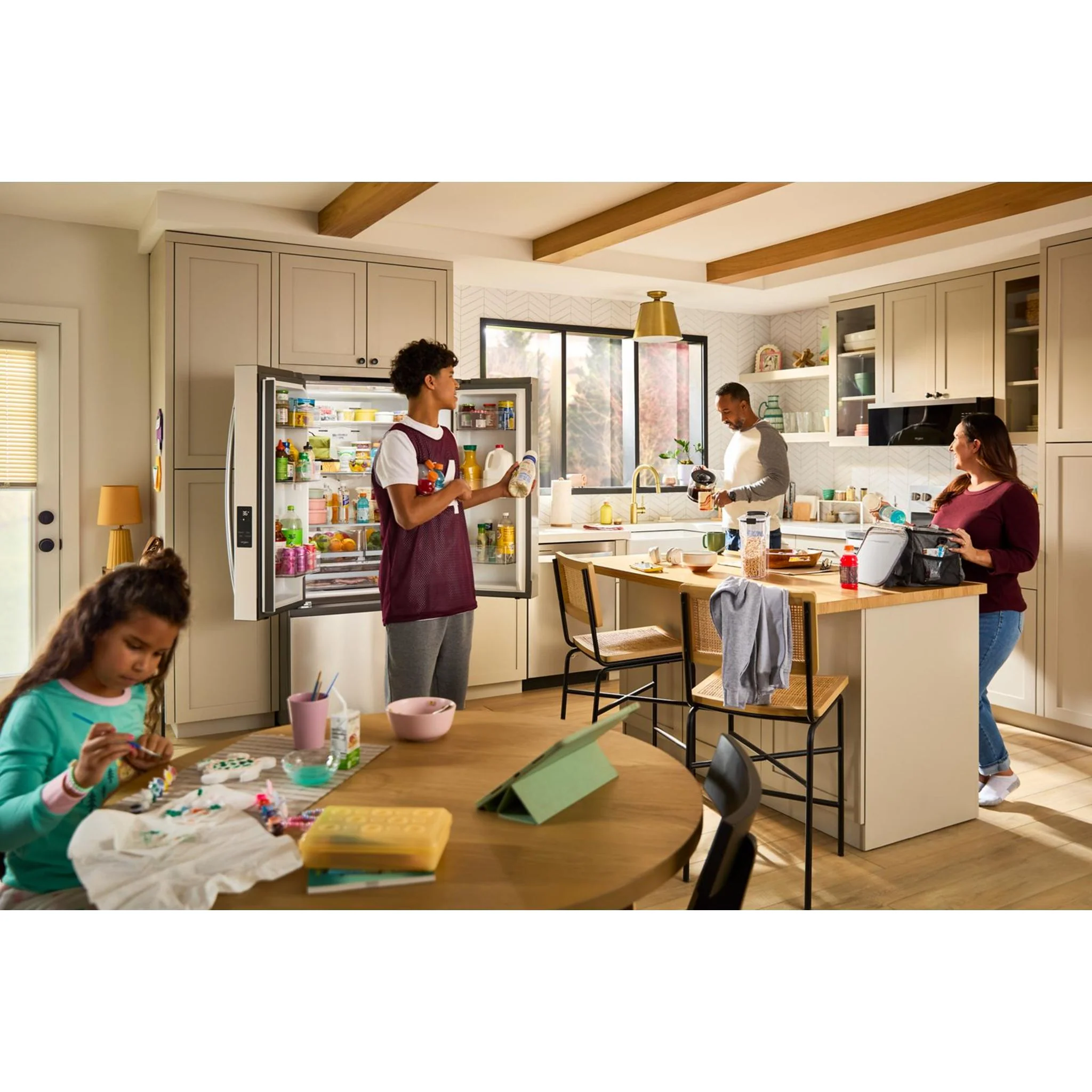 Whirlpool 36-Inch French Door Refrigerator with Ice Maker - 31 cu. ft. -Fingerprint Resistant Stainless Steel (WRFF3136SZ) - Image 31