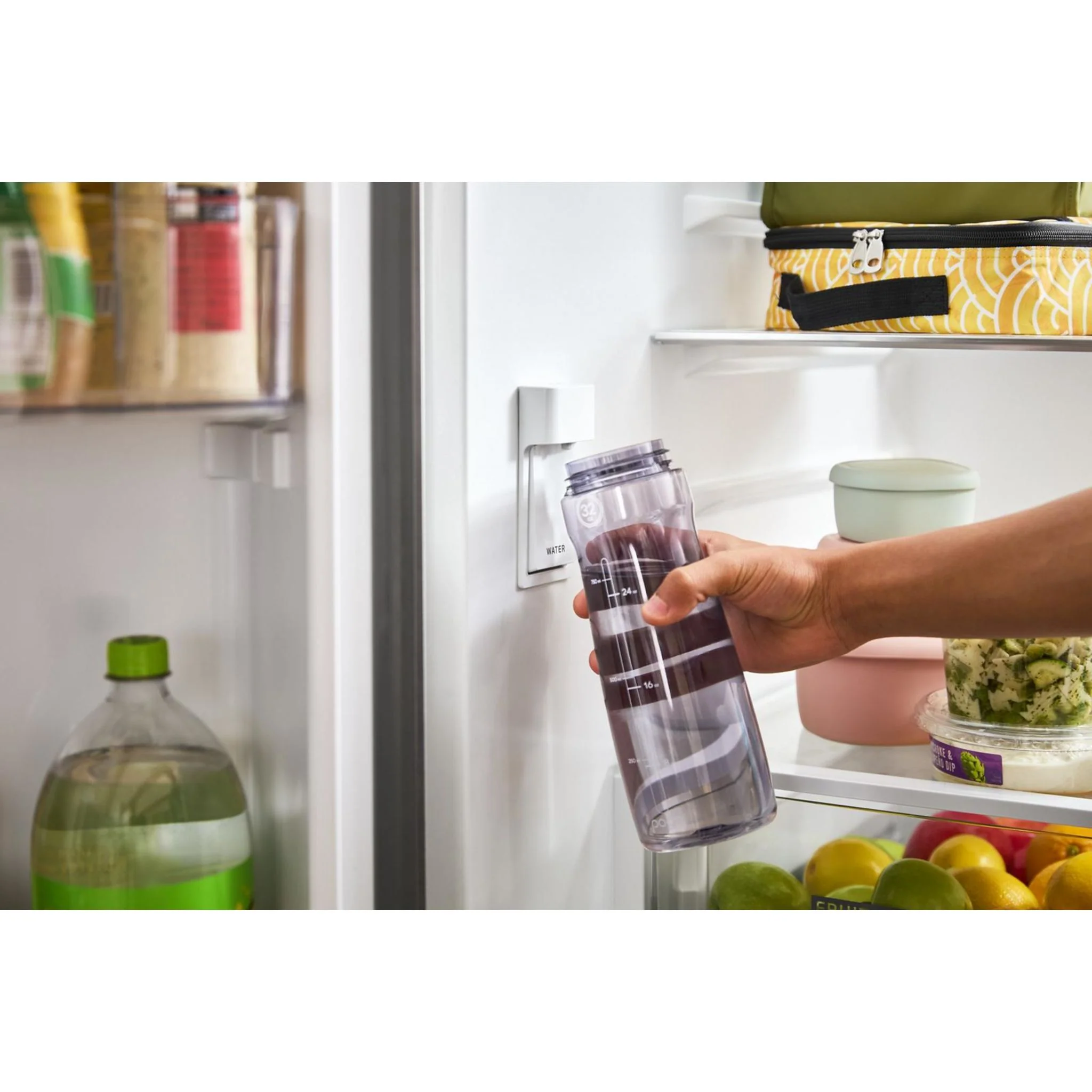Whirlpool 36-Inch French Door Refrigerator with Interior Water Dispenser - 31 cu. ft. -Black (WRFF3336SB) - Image 24