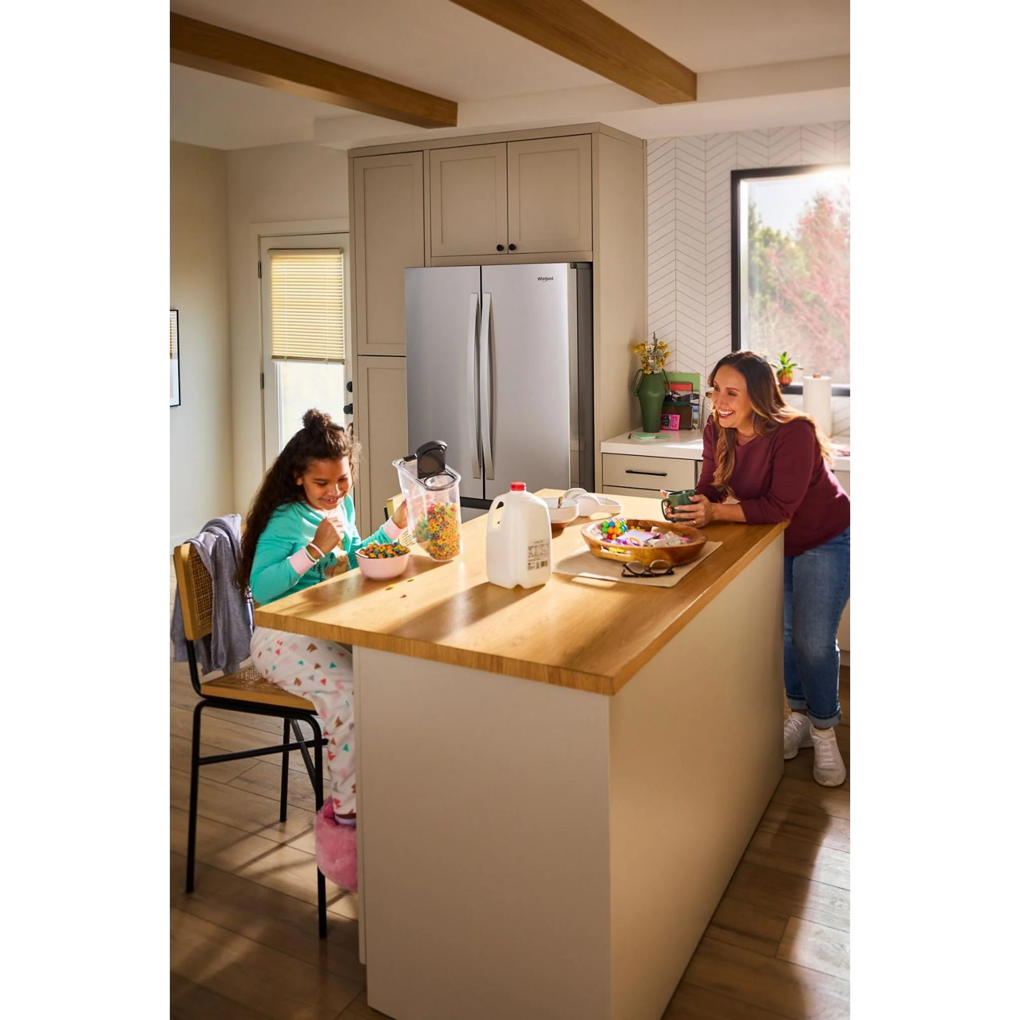 Whirlpool 36-Inch French Door Refrigerator with Interior Water Dispenser - 31 cu. ft. -Fingerprint Resistant Stainless Steel (WRFF3336SZ) - Image 17