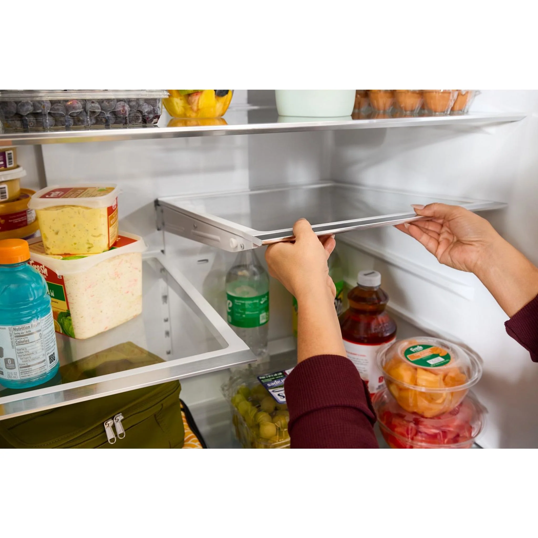 Whirlpool 36-Inch French Door Refrigerator with Interior Water Dispenser - 31 cu. ft. -Fingerprint Resistant Stainless Steel (WRFF3336SZ) - Image 33