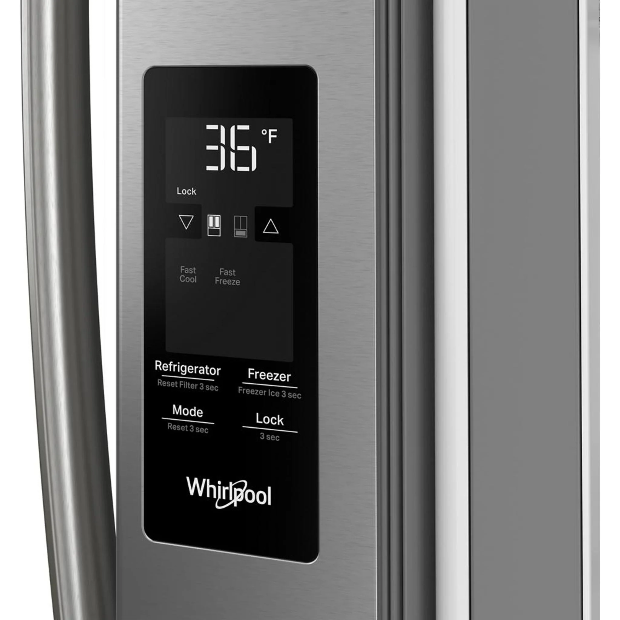 Whirlpool 36-Inch French Door Refrigerator with Interior Water Dispenser - 31 cu. ft. -Fingerprint Resistant Stainless Steel (WRFF3336SZ) - Image 35
