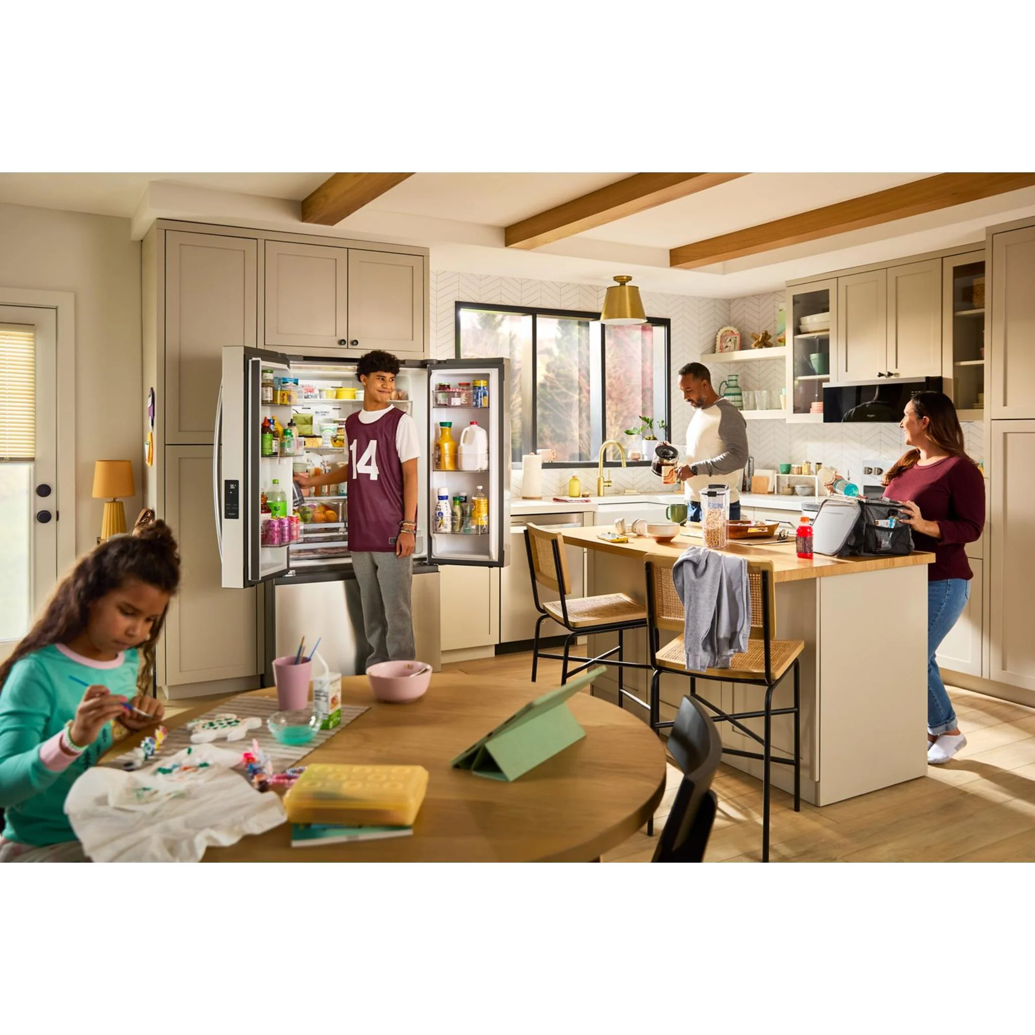Whirlpool 36-Inch French Door Refrigerator with Interior Water Dispenser - 31 cu. ft. -Fingerprint Resistant Stainless Steel (WRFF3336SZ) - Image 40