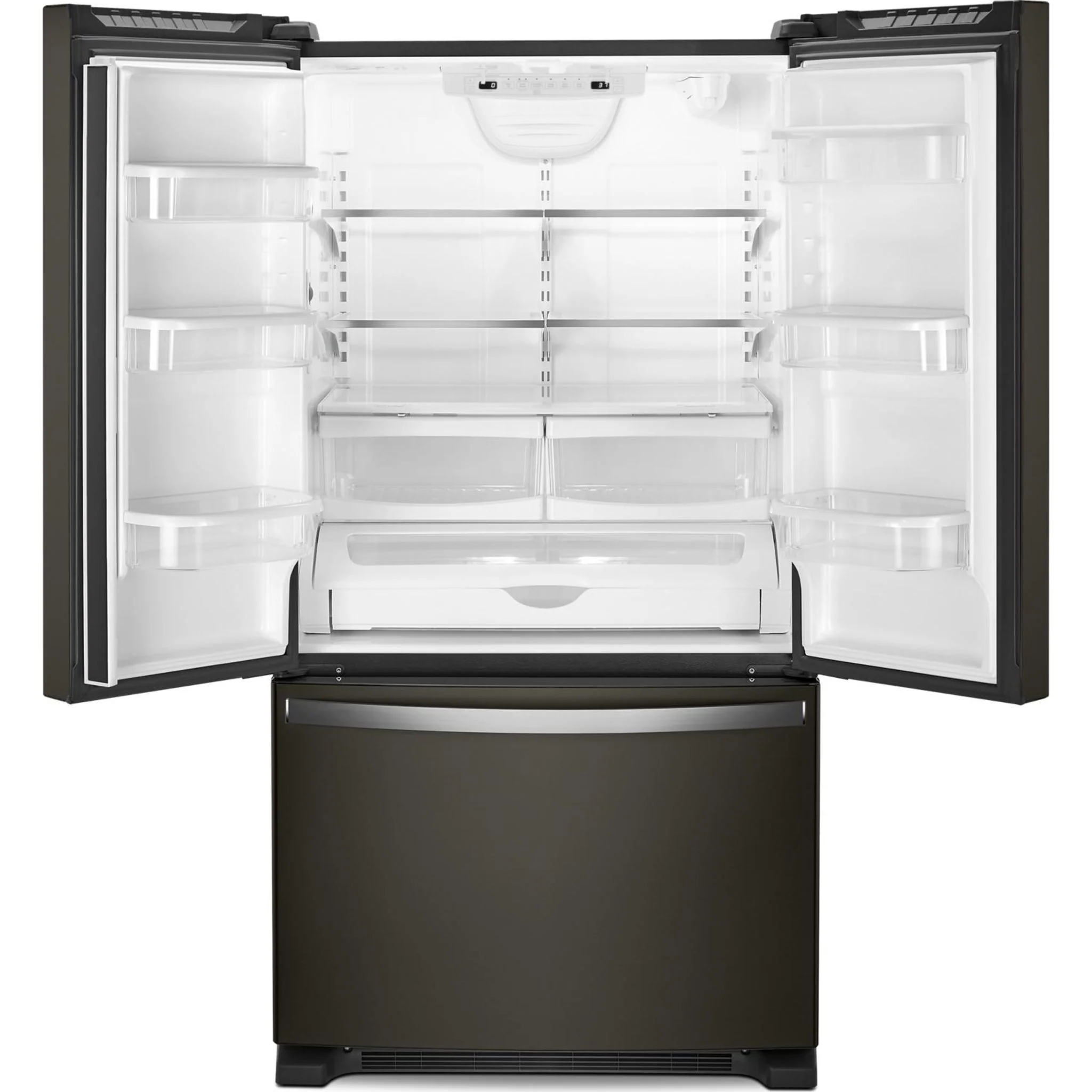 Whirlpool 33-inch Wide French Door Refrigerator - 22 cu. ft. -Black Stainless (WRFF5333PV) - Image 12