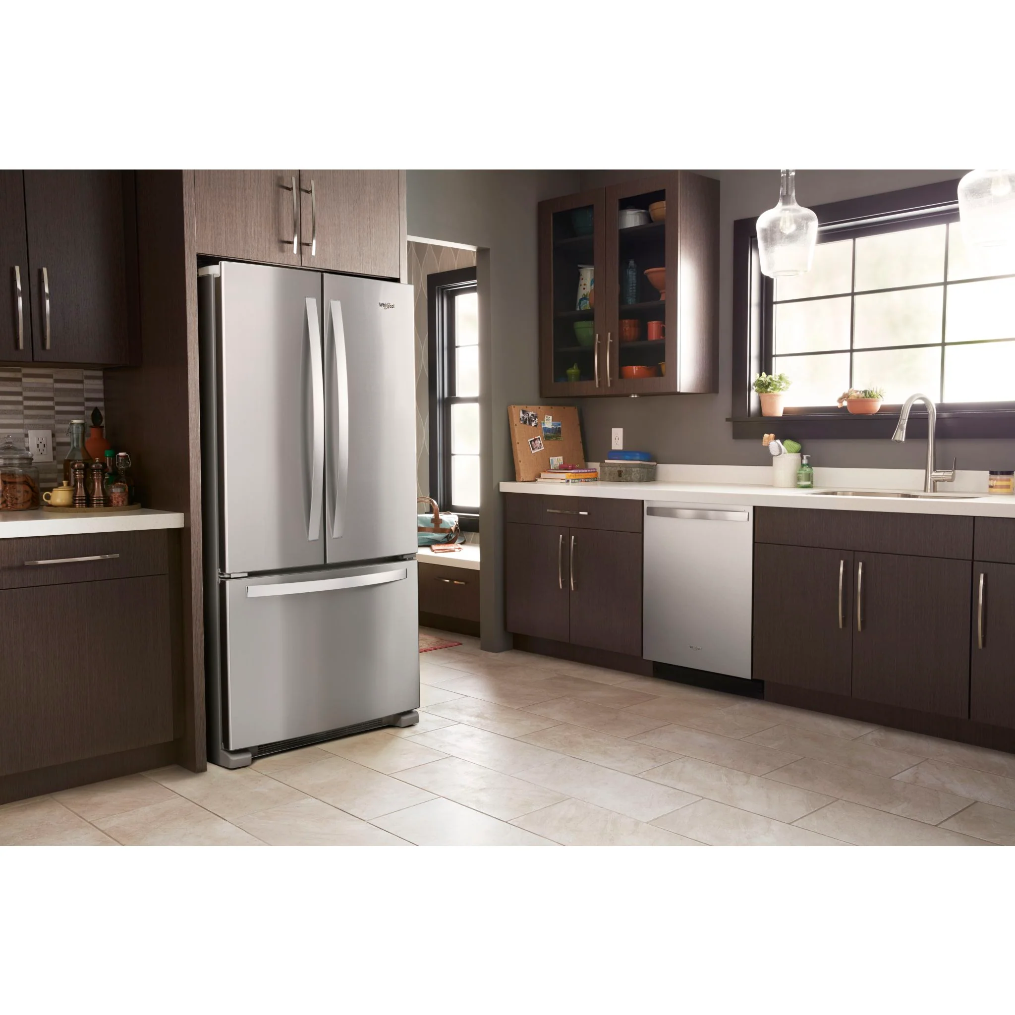 Whirlpool 33-inch Wide French Door Refrigerator - 22 cu. ft. -Fingerprint Resistant Stainless Steel (WRFF5333PZ) - Image 11