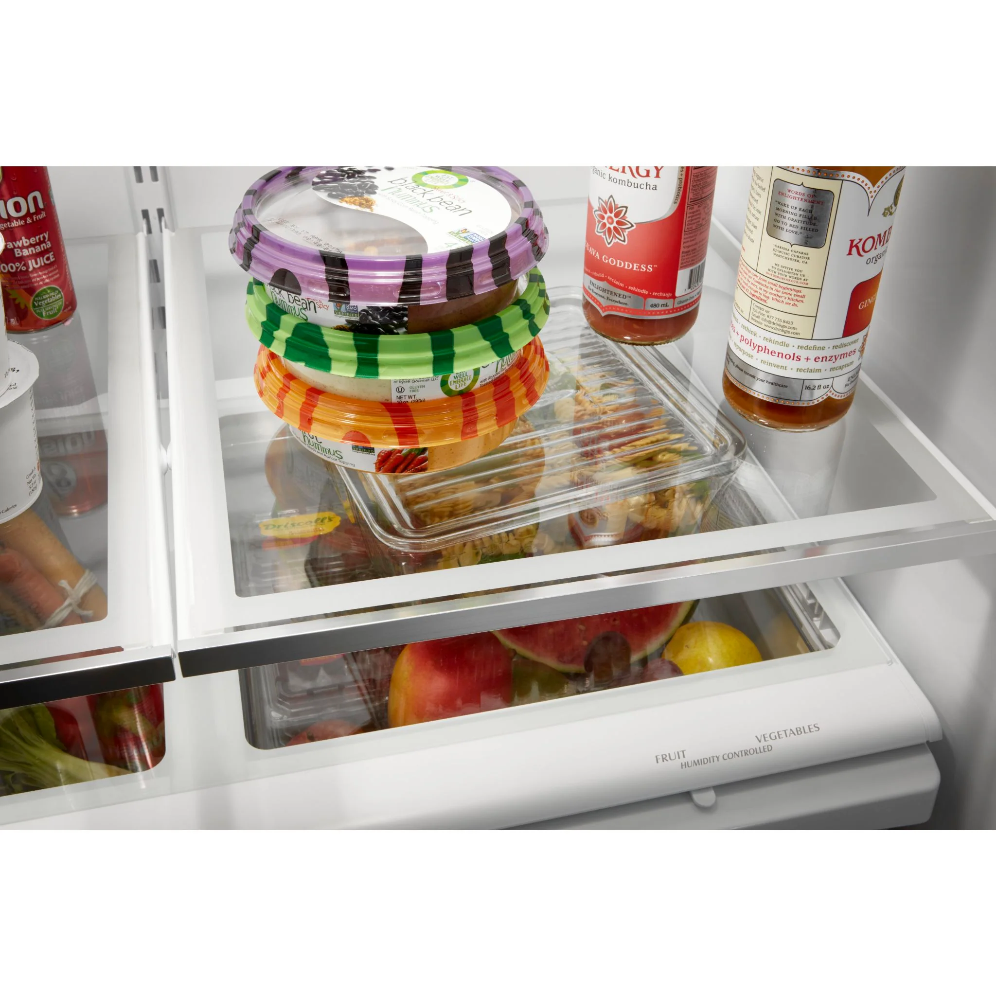 Whirlpool 33-inch Wide French Door Refrigerator - 22 cu. ft. -Fingerprint Resistant Stainless Steel (WRFF5333PZ) - Image 4