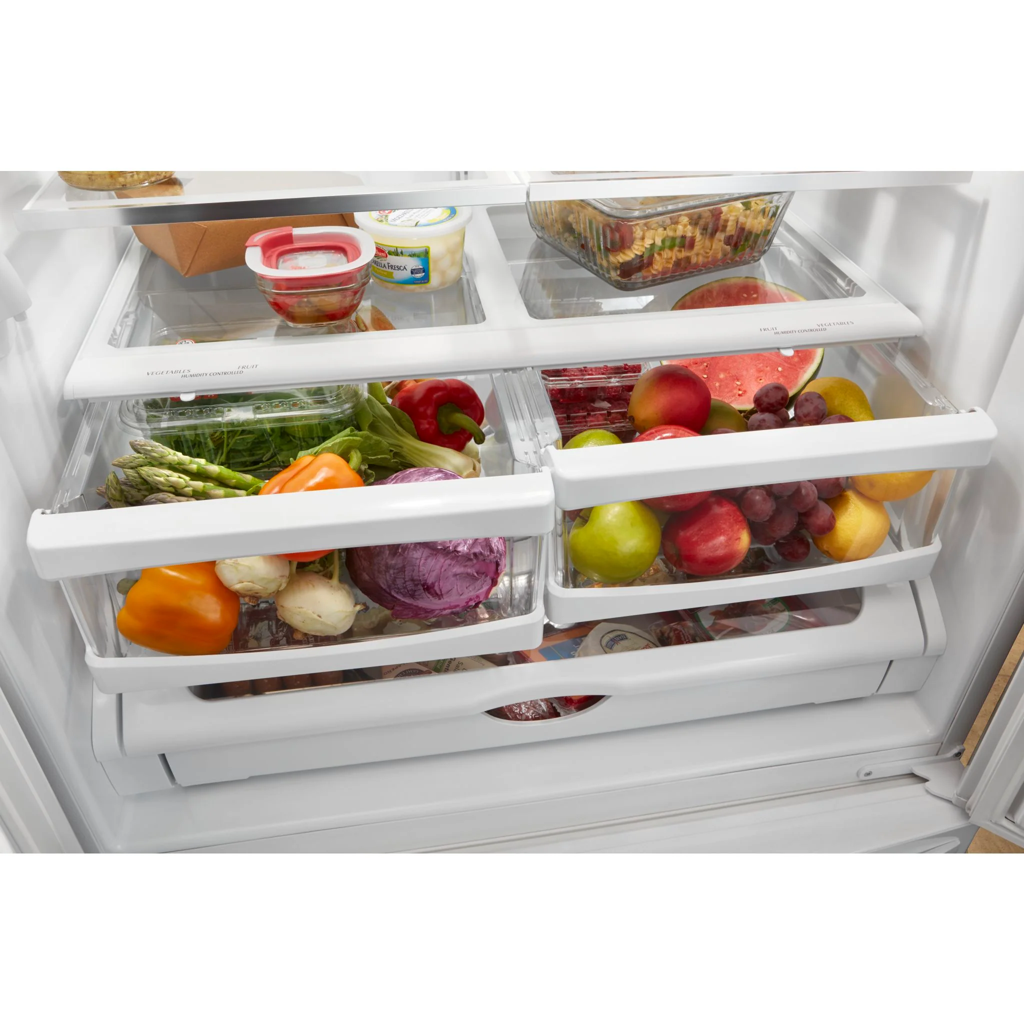 Whirlpool 33-inch Wide French Door Refrigerator - 22 cu. ft. -Fingerprint Resistant Stainless Steel (WRFF5333PZ) - Image 6