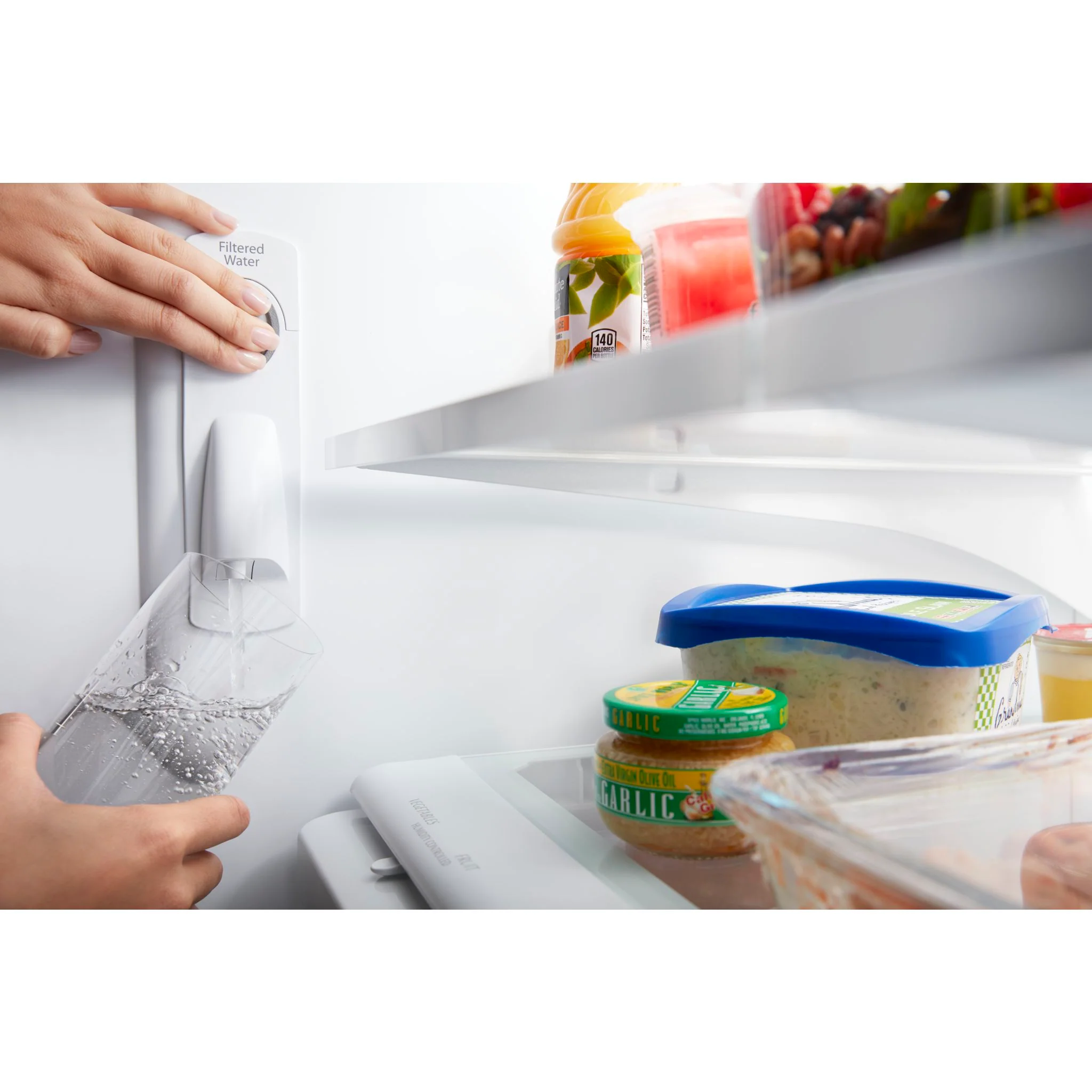 Whirlpool 33-inch Wide French Door Refrigerator - 22 cu. ft. -Fingerprint Resistant Stainless Steel (WRFF5333PZ) - Image 8