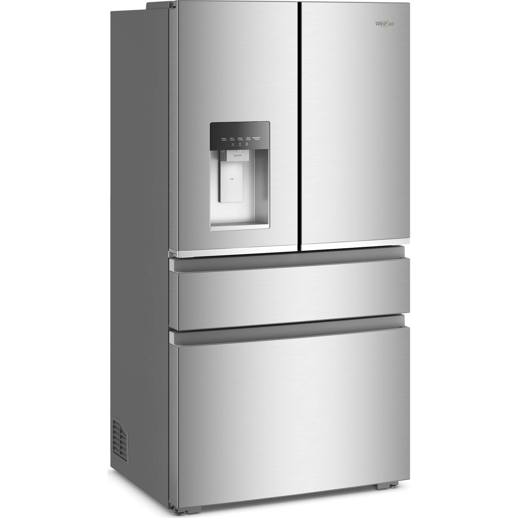 Whirlpool 36-inch Wide True Counter Depth 4-Door French Door Refrigerator - 22 cu. ft. -Fingerprint-Resistant Stainless Finish (WRMC5036RZ) - Image 3