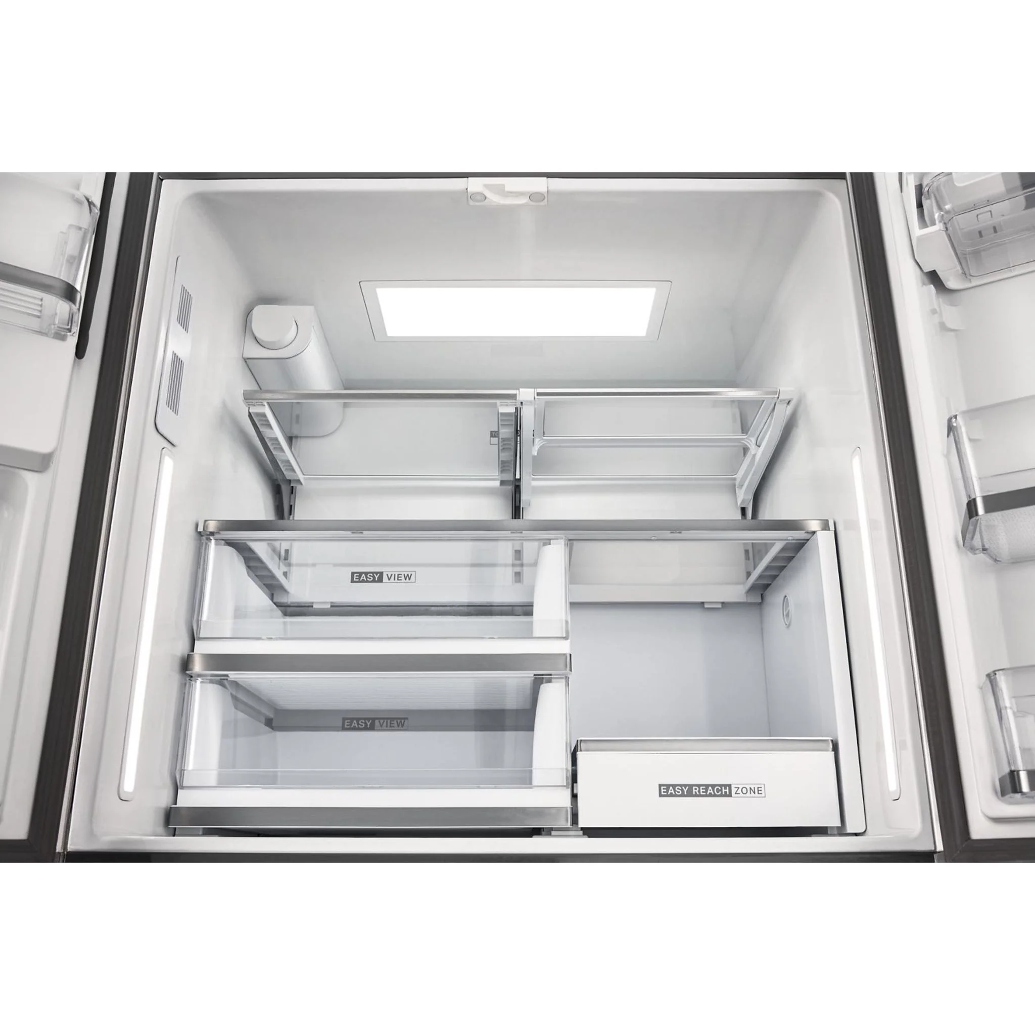 Whirlpool 36-inch Wide True Counter Depth 4-Door French Door Refrigerator - 22 cu. ft. -Black Stainless Finish (WRMC7036RV) - Image 12