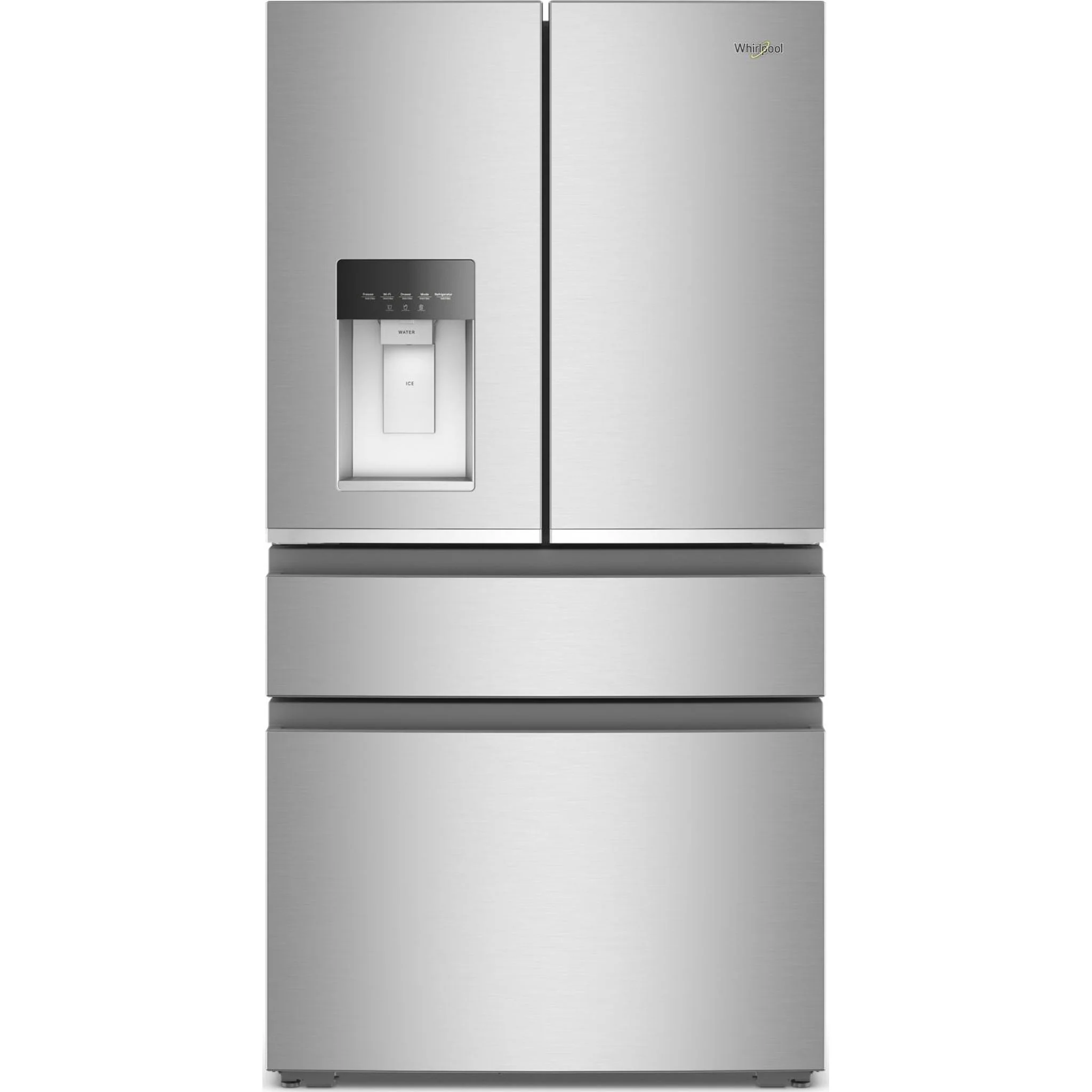 Whirlpool 36-inch Wide True Counter Depth 4-Door French Door Refrigerator - 22 cu. ft. -Fingerprint-Resistant Stainless Finish (WRMC7036RZ)