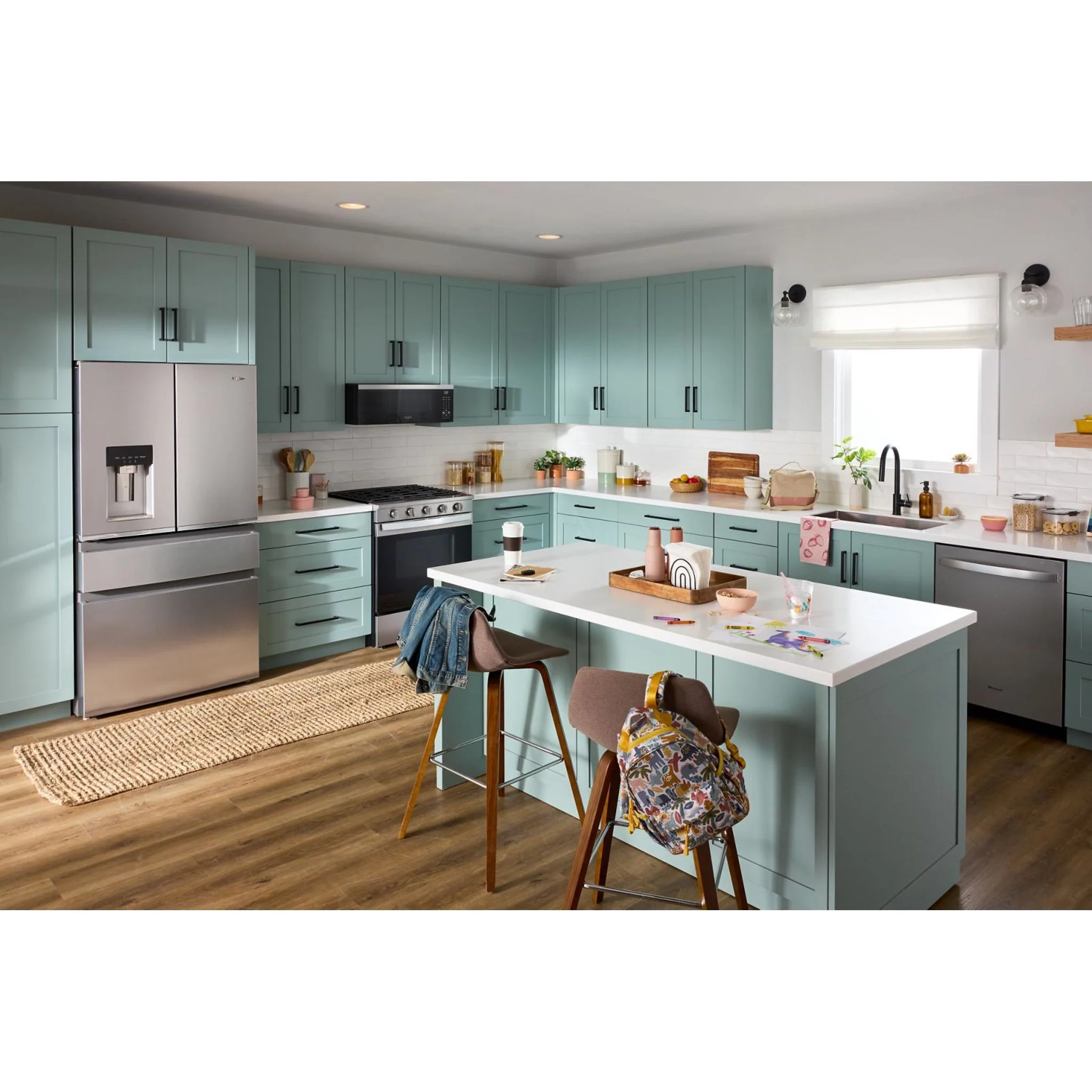 Whirlpool 36-inch Wide True Counter Depth 4-Door French Door Refrigerator - 22 cu. ft. -Fingerprint-Resistant Stainless Finish (WRMC7036RZ) - Image 18