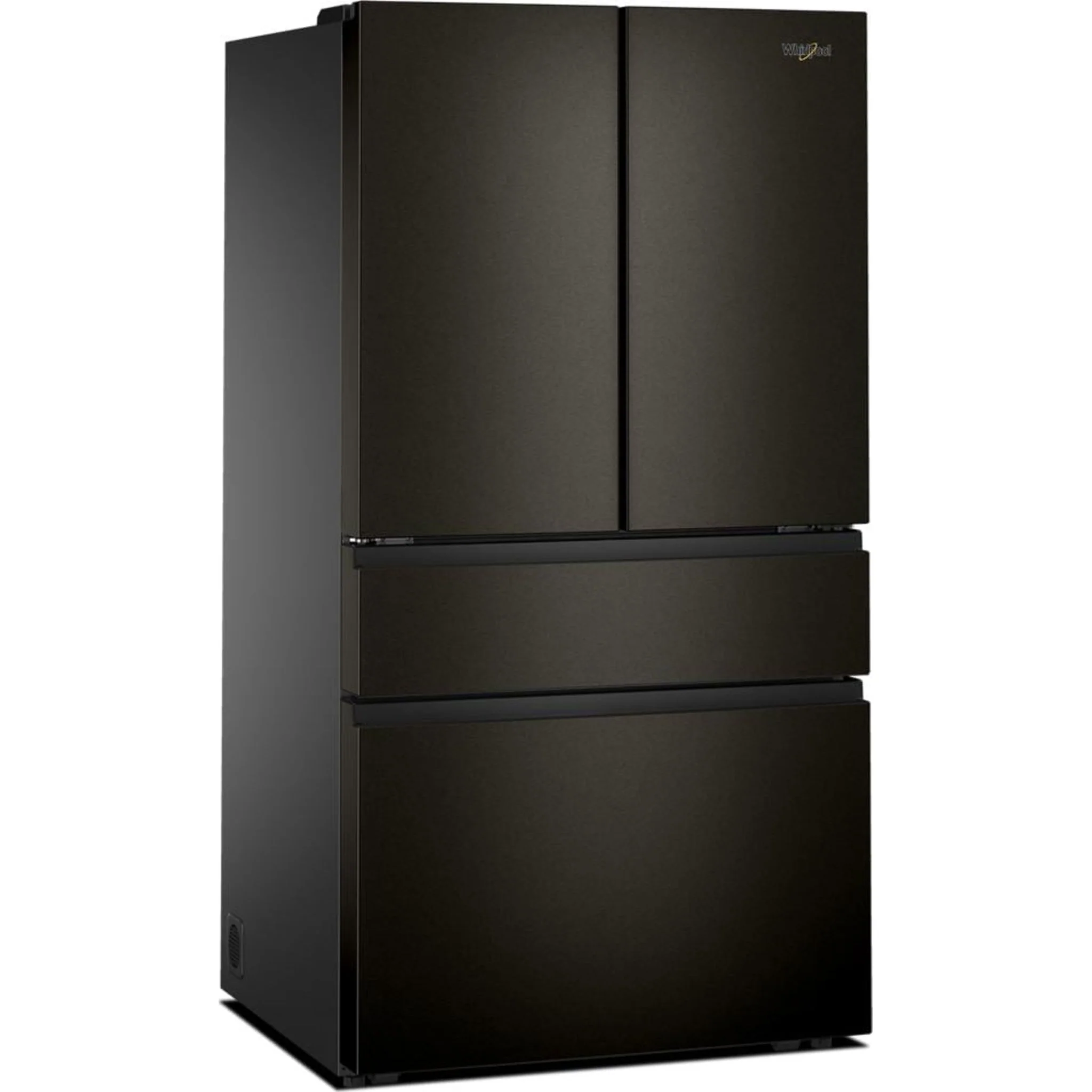 Whirlpool 30 Cu. Ft. Family-Sized Capacity French door refrigerator with Flexible Tempearture Drawer - Print Resist Blk Stnlss (WRMF3336SV) - Image 4