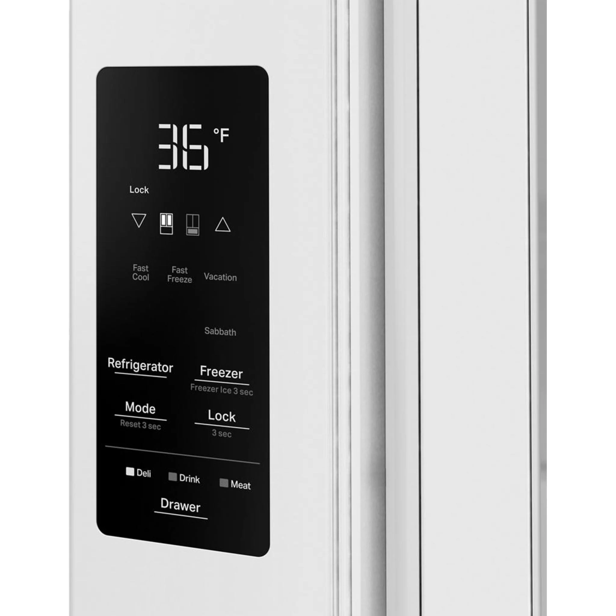 Whirlpool 30 Cu. Ft. Family-Sized Capacity French door refrigerator with Flexible Tempearture Drawer - White (WRMF3336SW) - Image 6