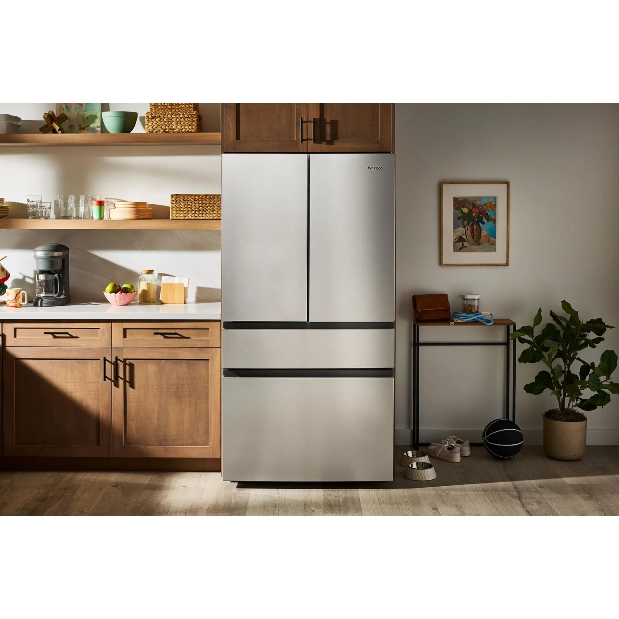 Whirlpool 30 Cu. Ft. French Door Refrigerator with Flexible Temperature Drawer - Fingerprint Resistant Stainless Steel (WRMF3336SZ) - Image 7