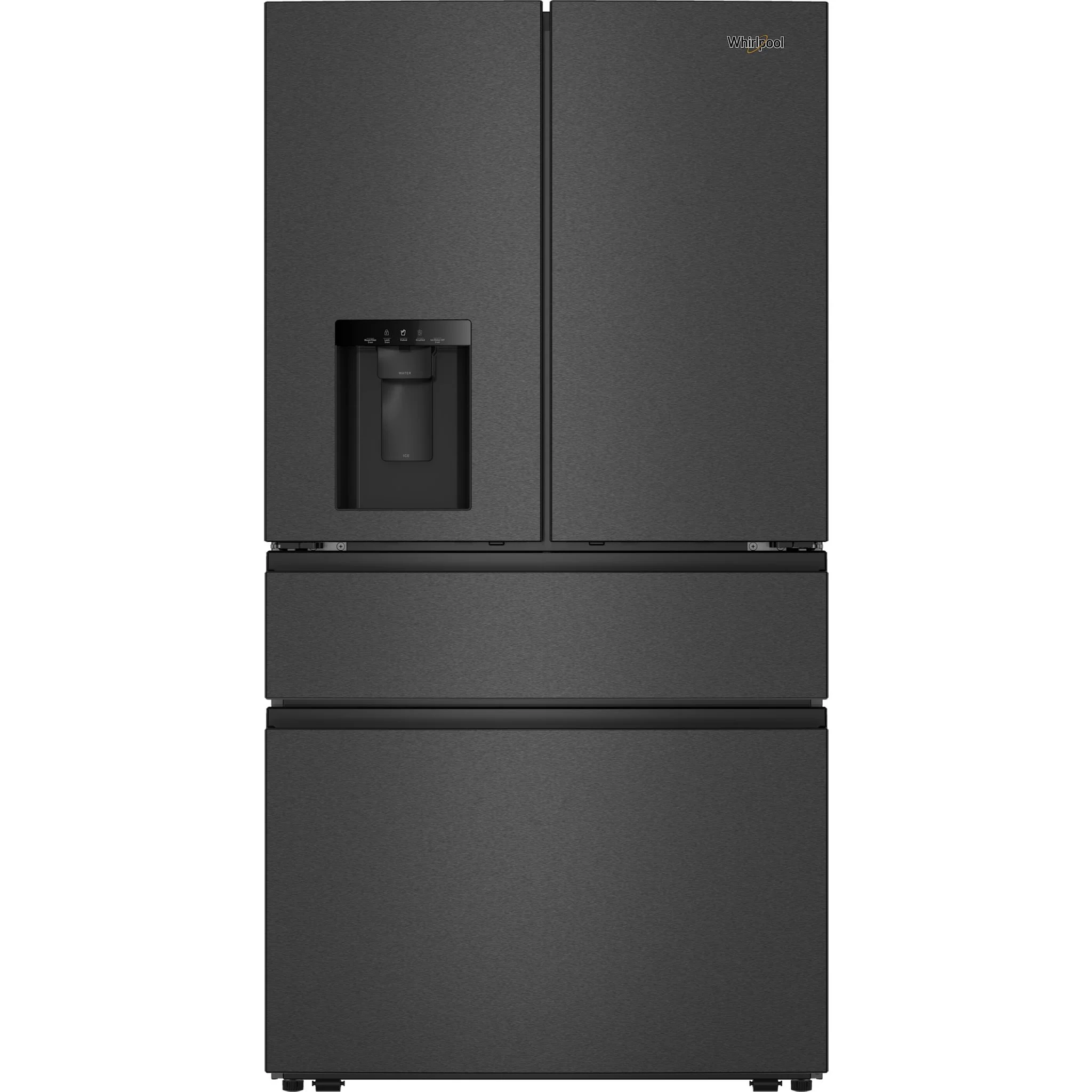 Whirlpool 29 Cu. Ft. Family-Sized Capacity French door refrigerator with Flexible Temperature Drawer - Print Resist Blk Stnlss (WRMF3536SV) - Image 2