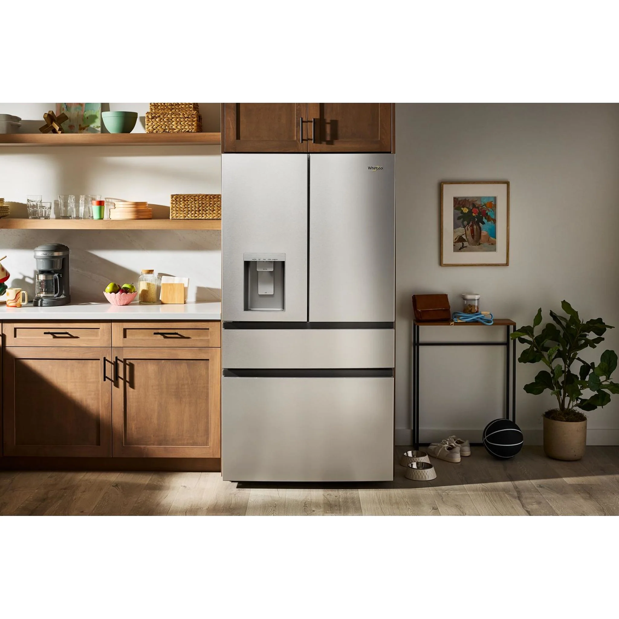 Whirlpool 29 Cu. Ft. French Door Refrigerator with Flexible Temperature Drawer - Fingerprint Resistant Stainless Steel (WRMF3536SZ) - Image 10