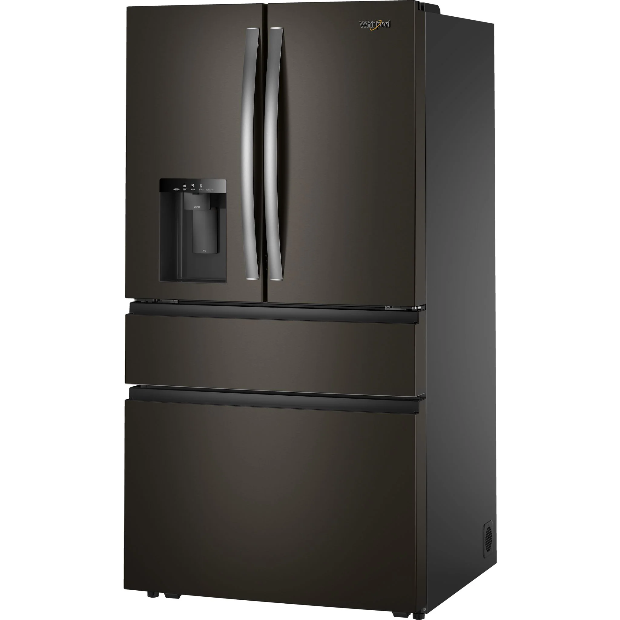 Whirlpool 29 Cu. Ft. Family-Sized Capacity French door refrigerator with Flexible Temperature Drawer - Print Resist Blk Stnlss (WRMF3636SV) - Image 3