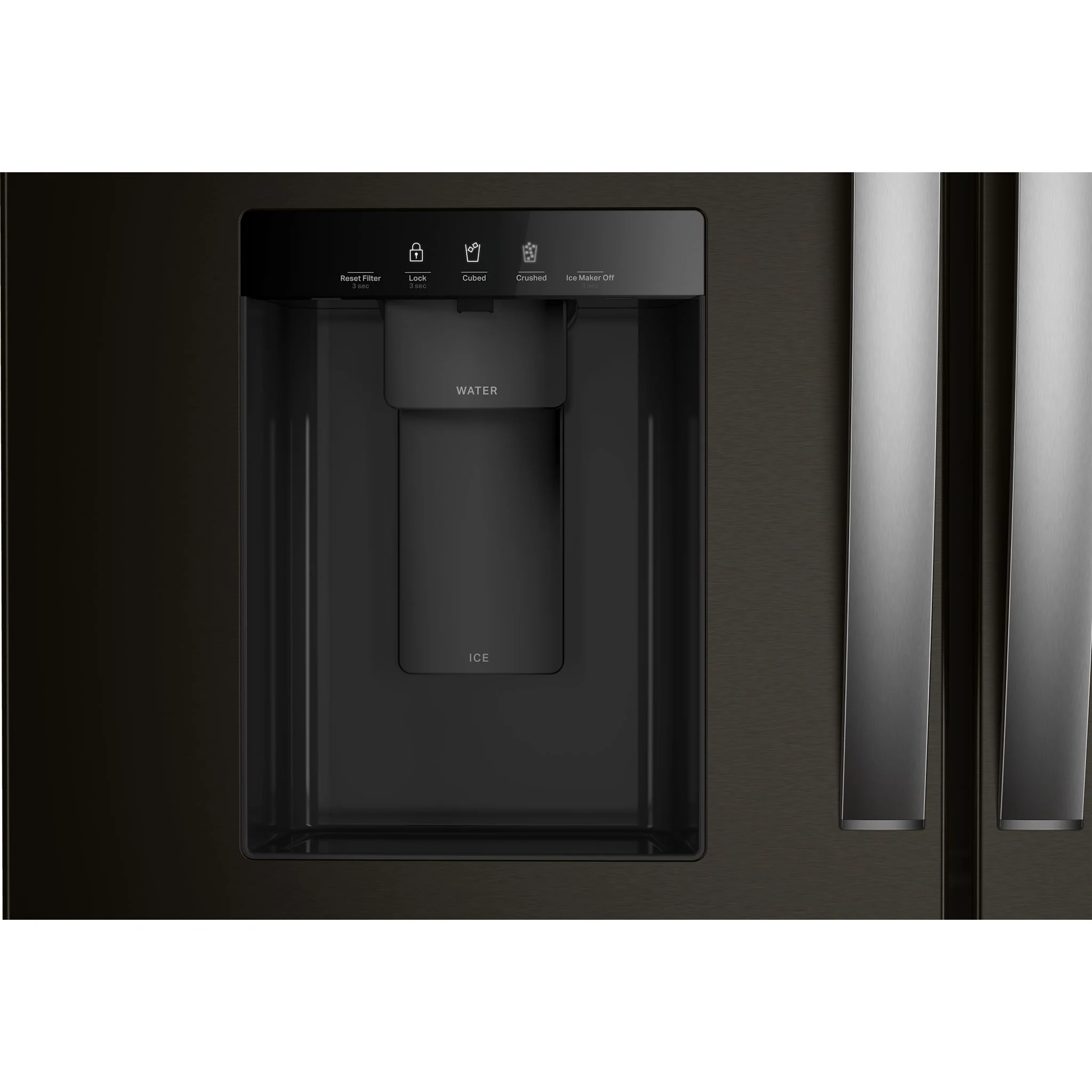 Whirlpool 29 Cu. Ft. Family-Sized Capacity French door refrigerator with Flexible Temperature Drawer - Print Resist Blk Stnlss (WRMF3636SV) - Image 8