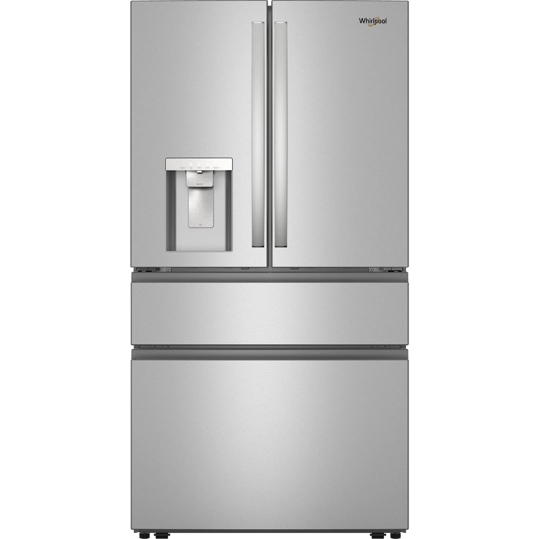 Whirlpool 29 Cu. Ft. French Door Refrigerator with Flexible Temperature Drawer - Fingerprint Resistant Stainless Steel (WRMF3636SZ) - Image 2