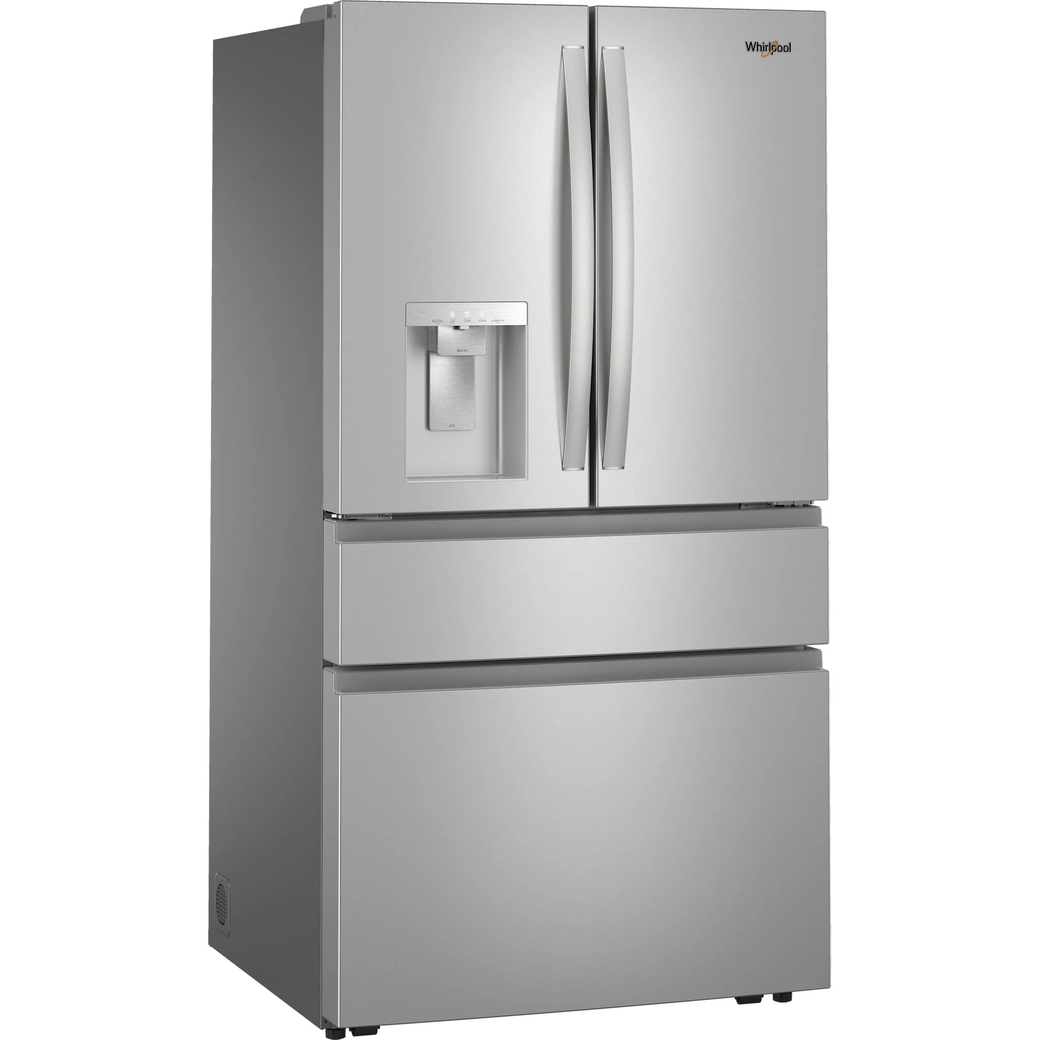 Whirlpool 29 Cu. Ft. French Door Refrigerator with Flexible Temperature Drawer - Fingerprint Resistant Stainless Steel (WRMF3636SZ) - Image 3